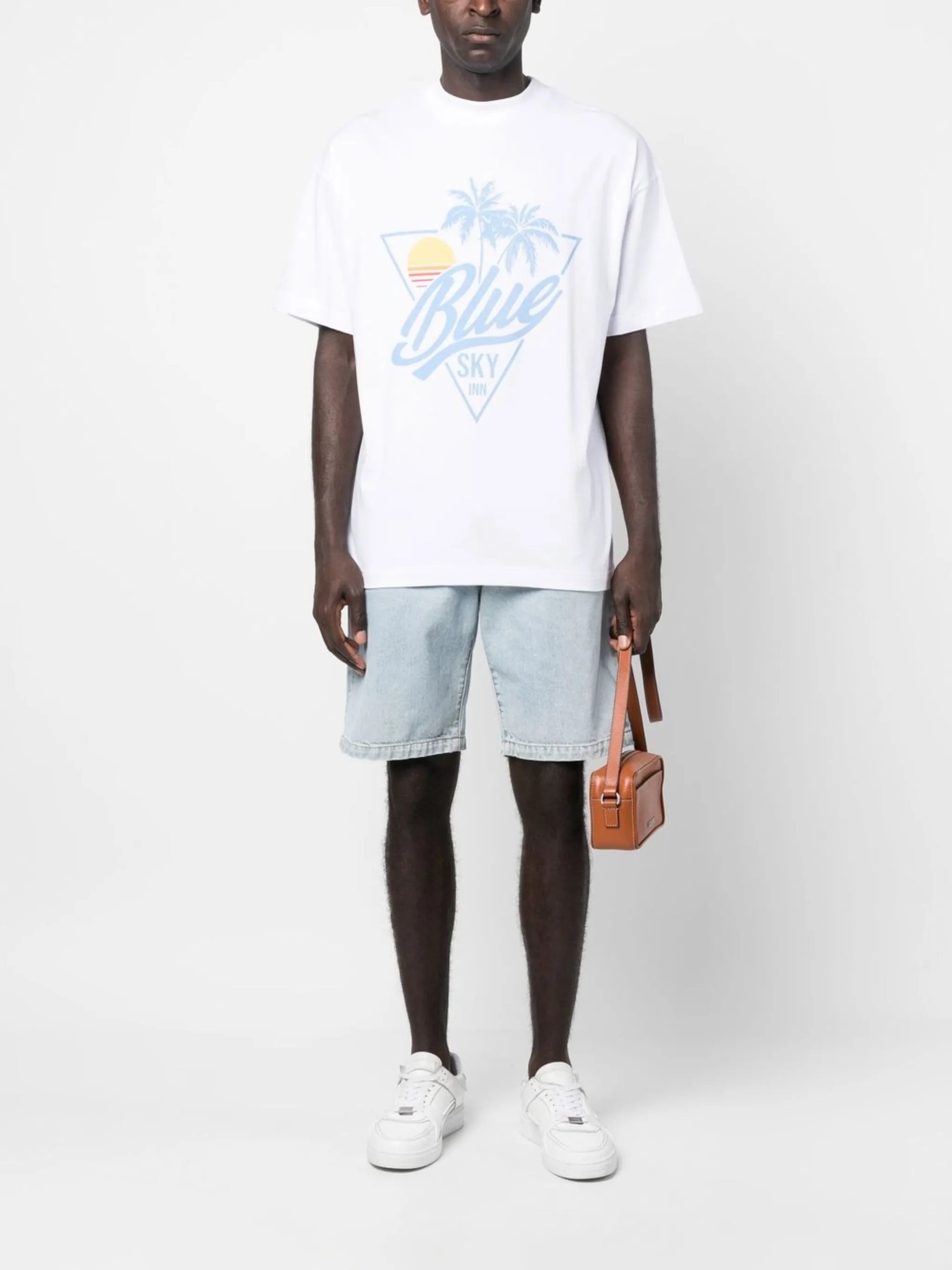 Sunset Logo Tee - White