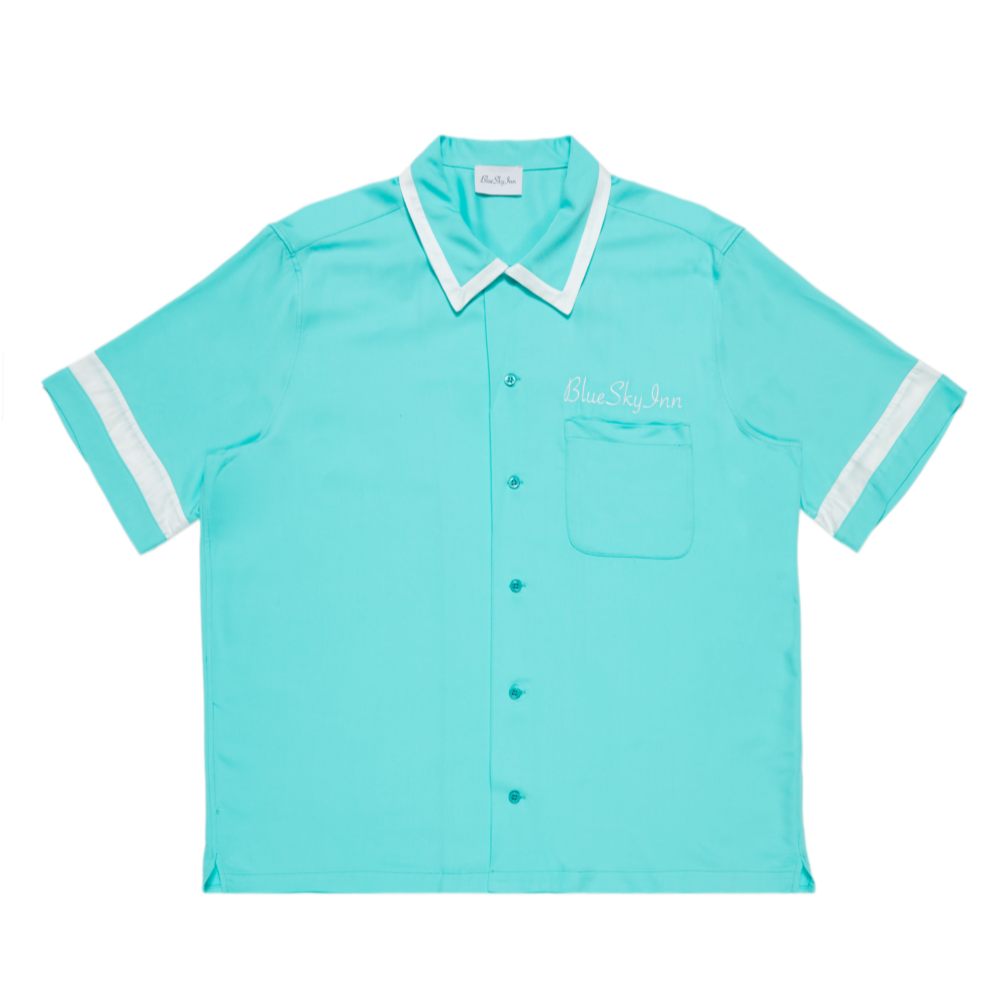 Camisa de camarero - Aqua