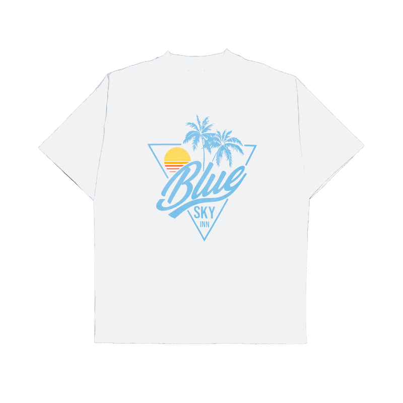 Sunset Logo Tee - White
