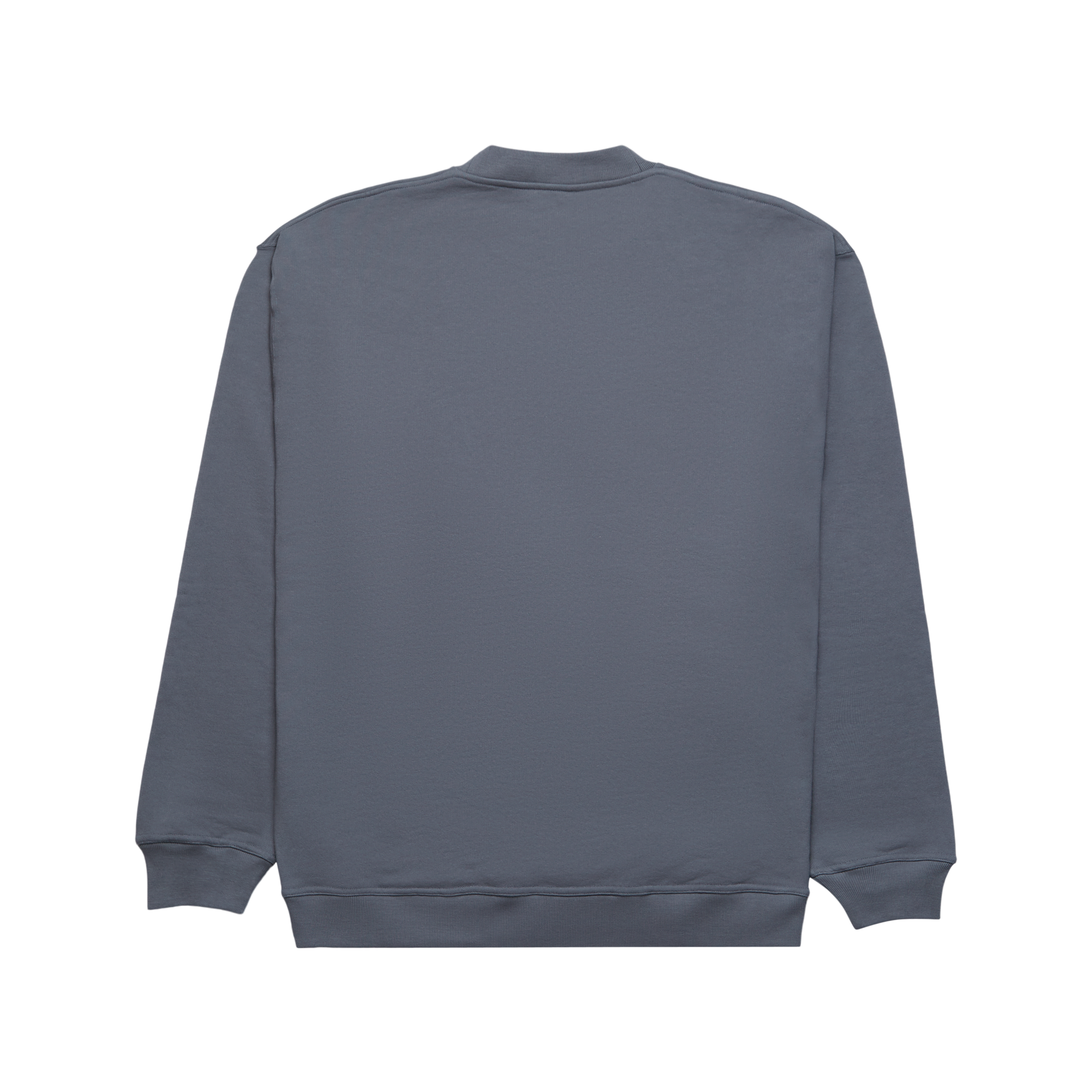 Sudadera con cuello redondo y logotipo gris