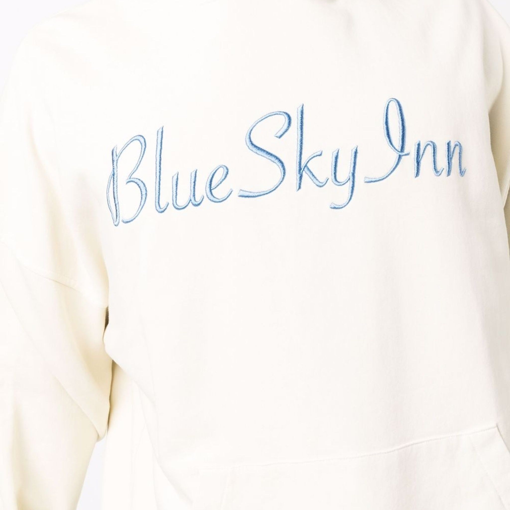 Cream Logo Hoodie