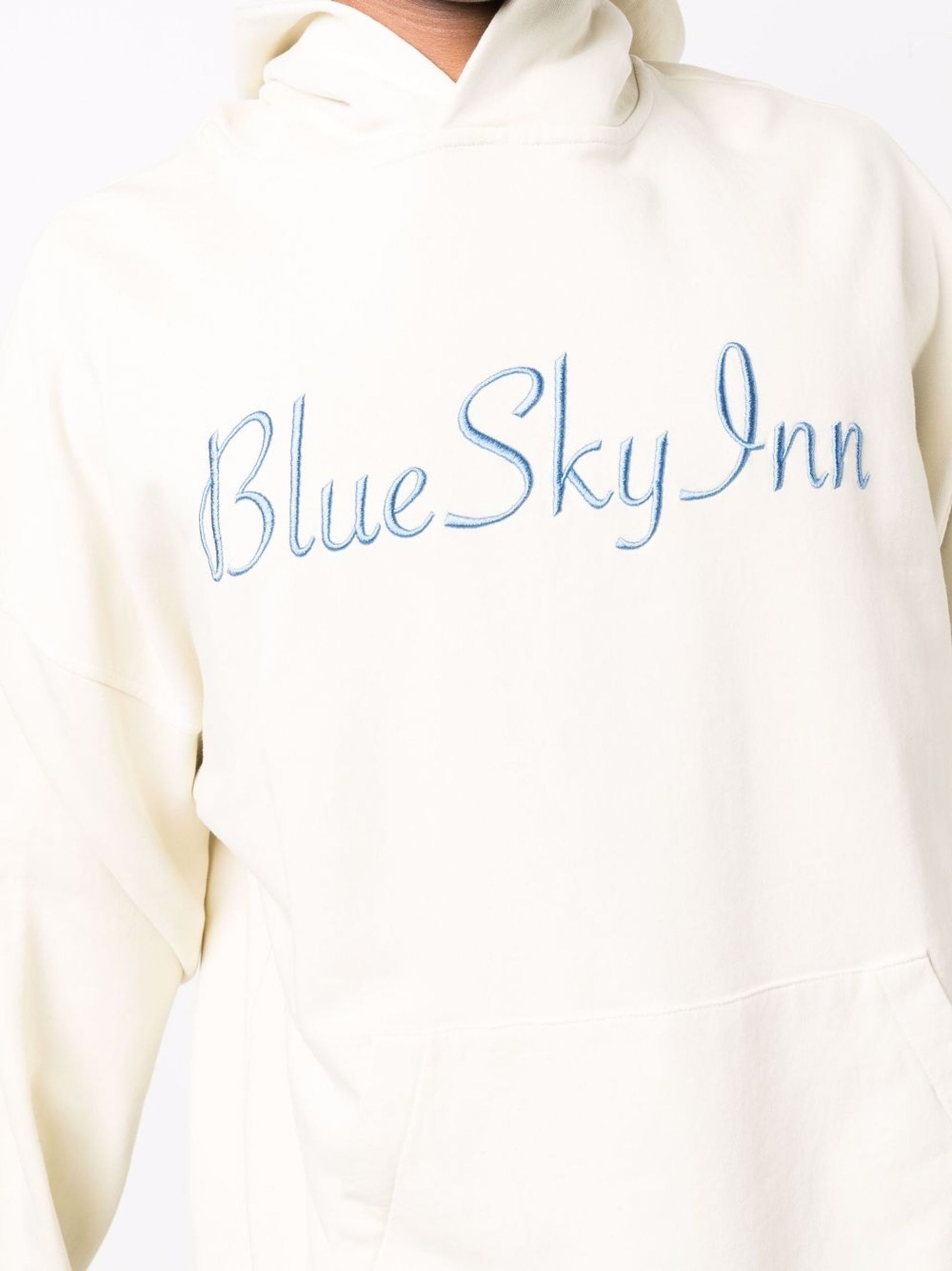 Cream Logo Hoodie