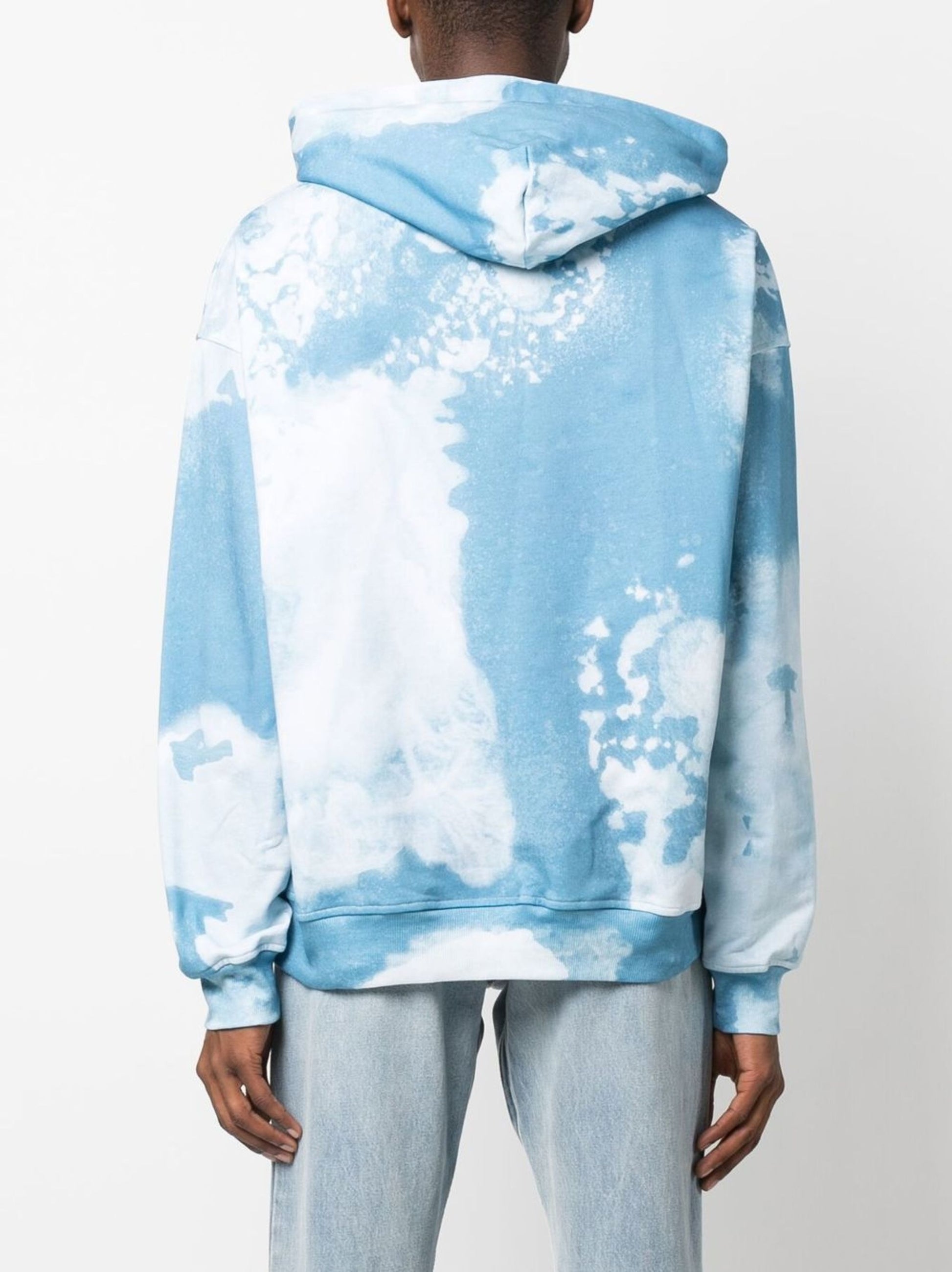 Sudadera con capucha y logo de Clouds Tie Dye