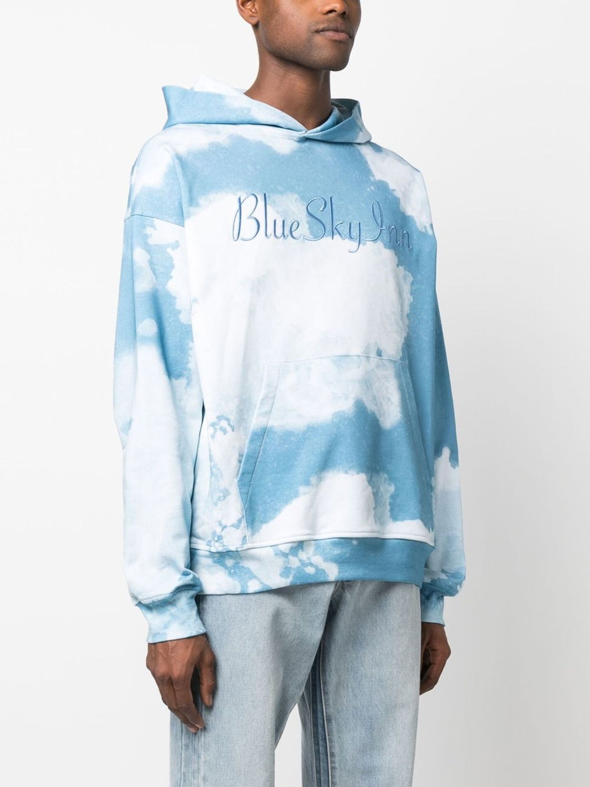 Sudadera con capucha y logo de Clouds Tie Dye