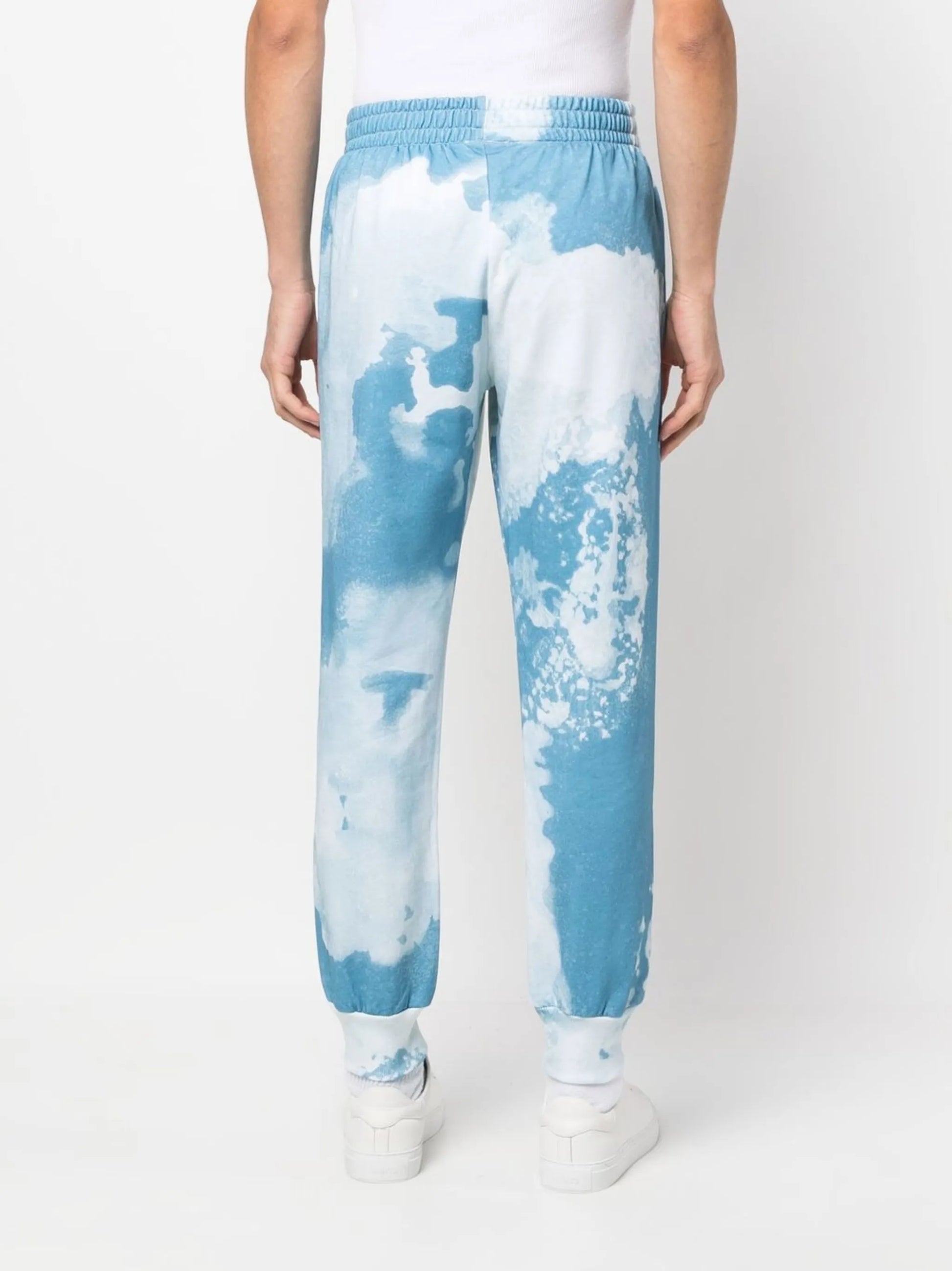 Pantalón deportivo con efecto tie-dye y logotipo