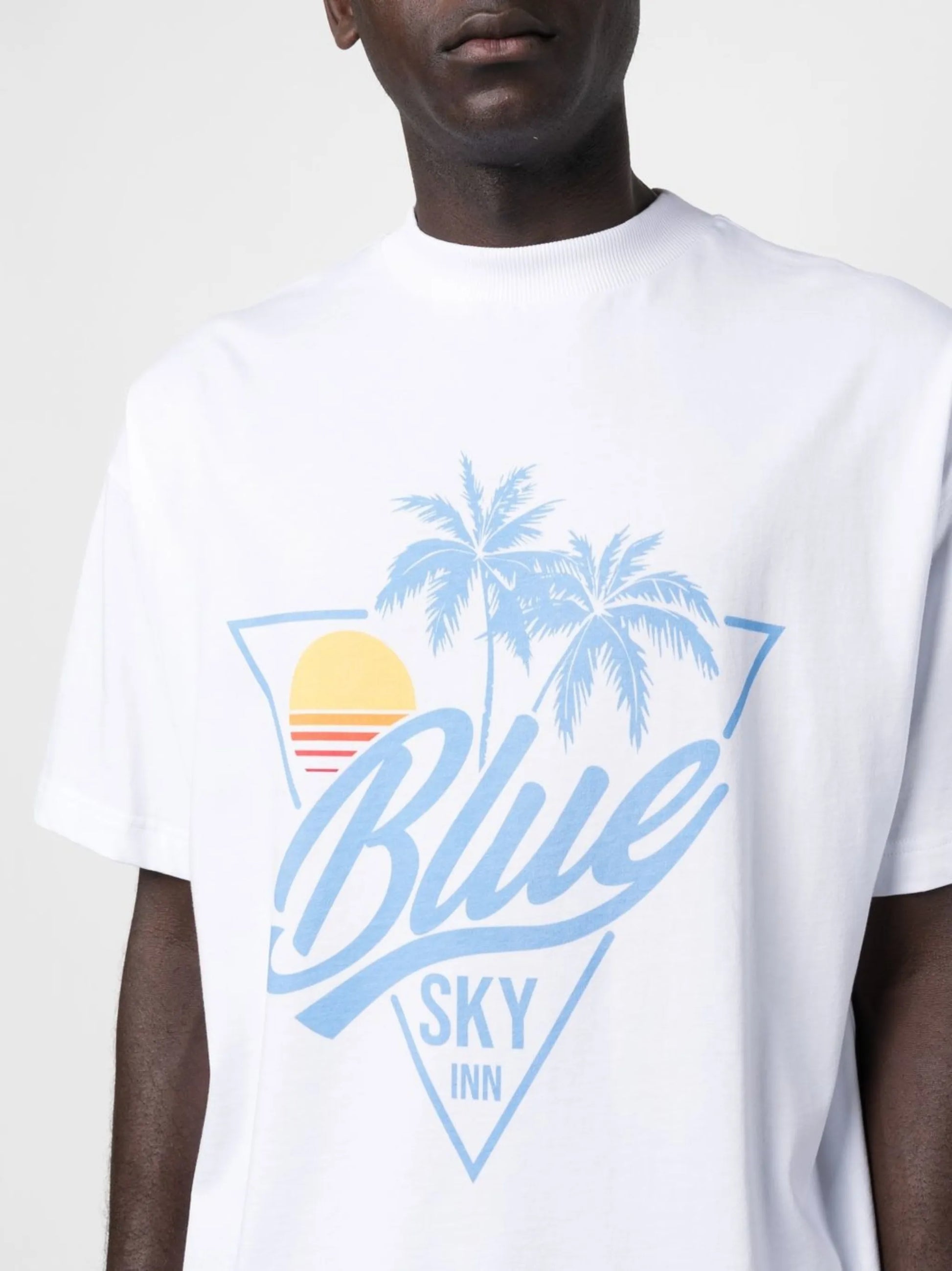Camiseta con el logotipo de Sunset, color blanco