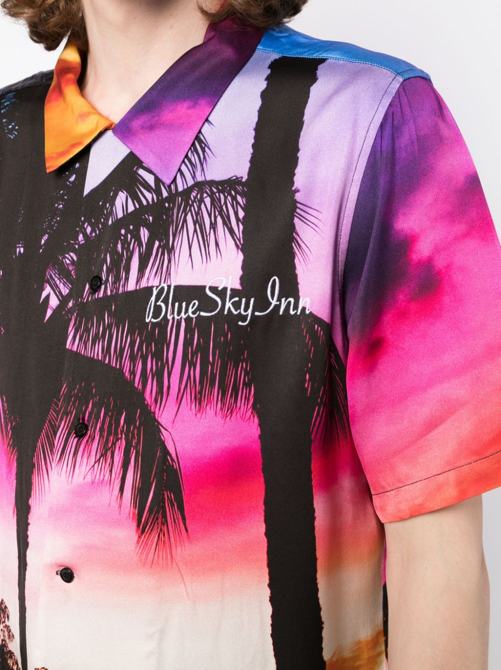 Camiseta de palmeras tropicales