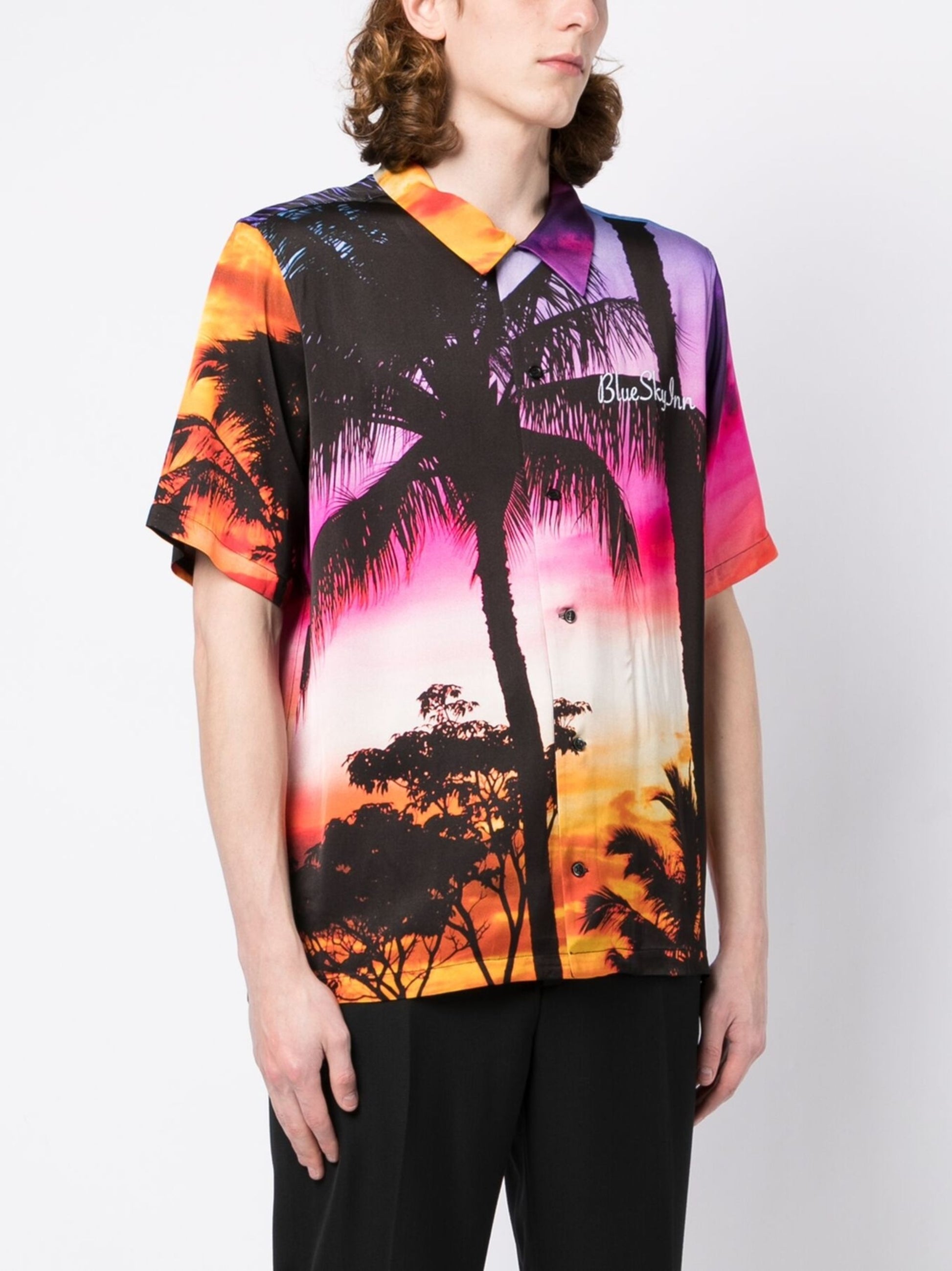 Camiseta de palmeras tropicales