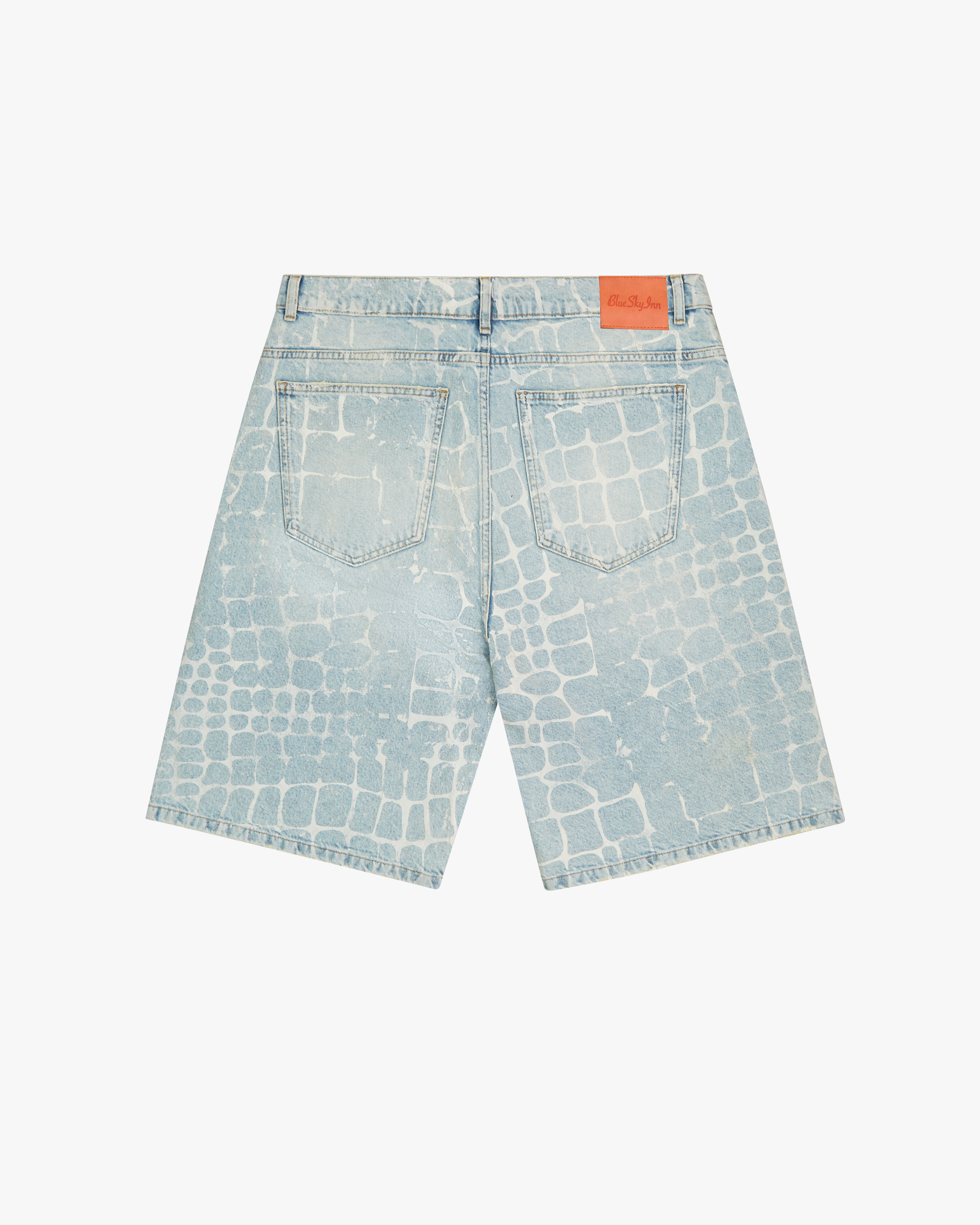 Crocodile Denim Shorts Heavy Wash