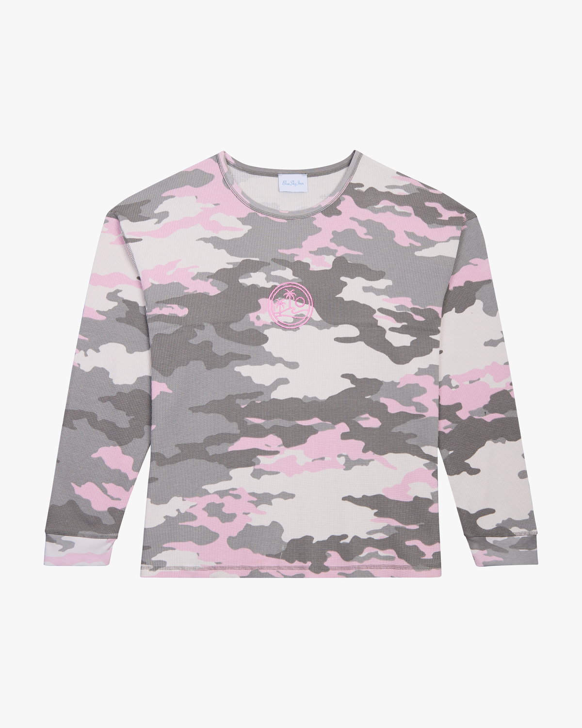Camo Waffle Long sleeve t-shirt – BLUE SKY INN