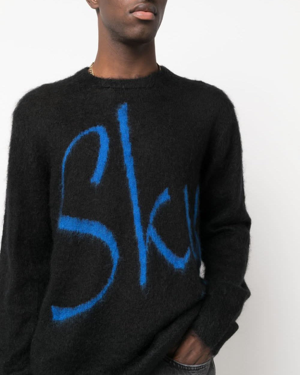 Blue Sky Knit Crewneck