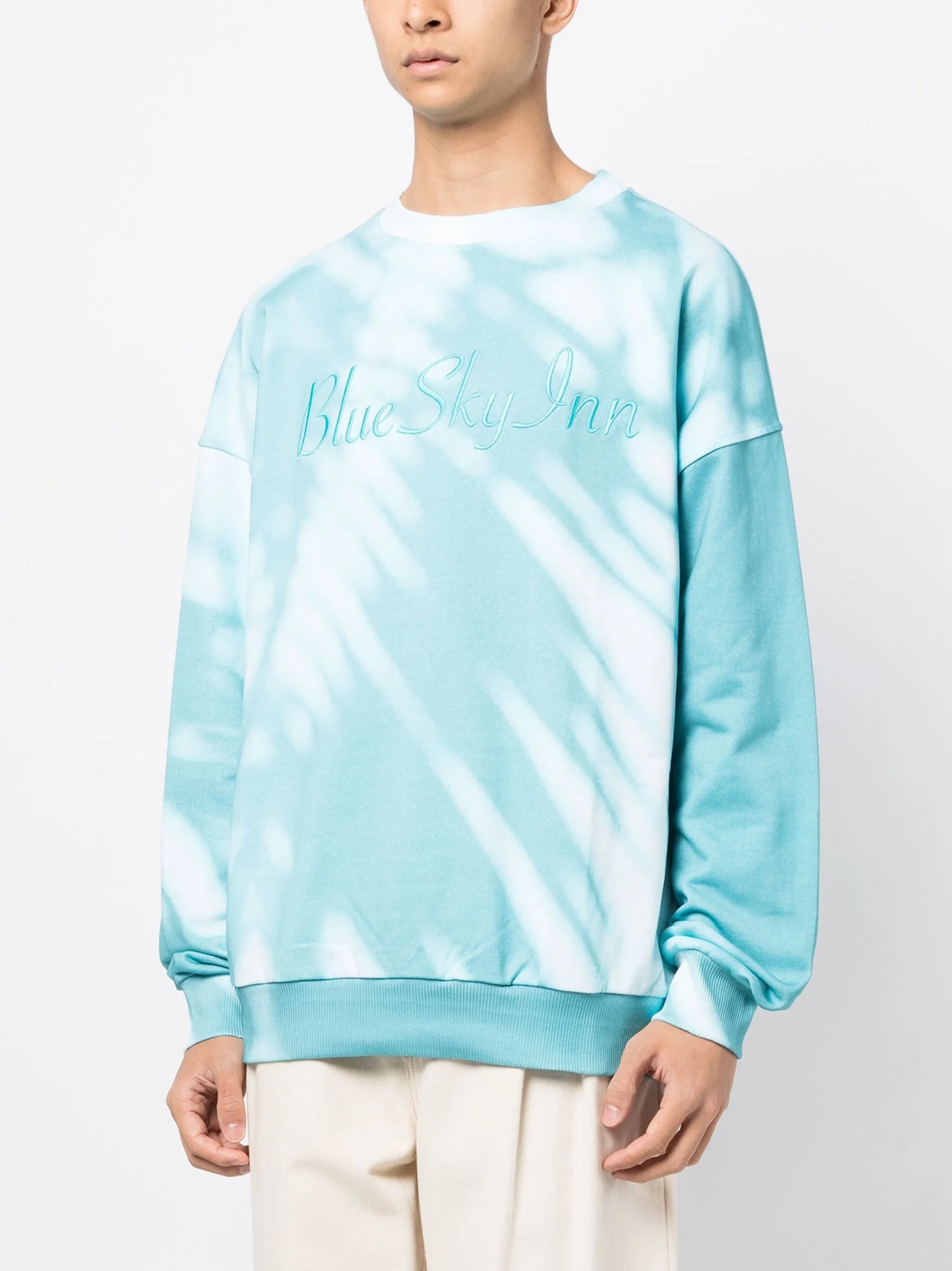 Shadow Printed Crewneck Sweatshirt