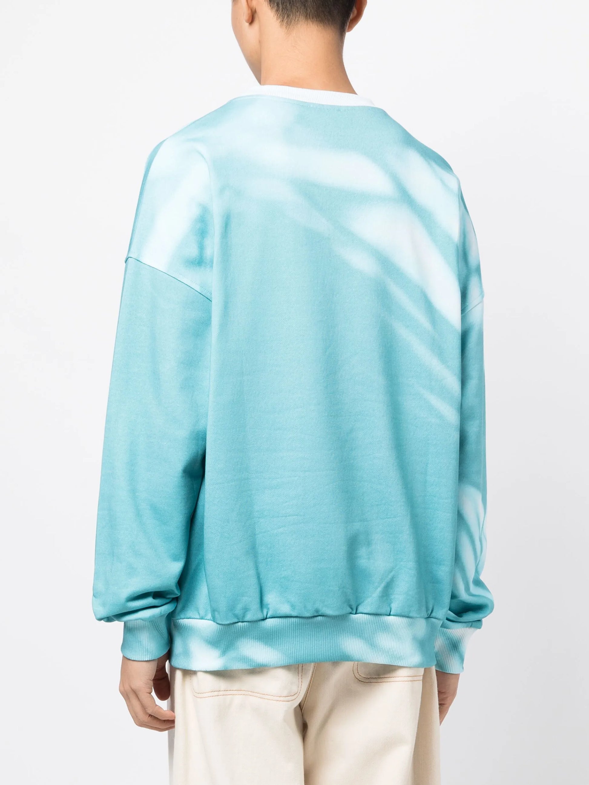 Shadow Printed Crewneck Sweatshirt