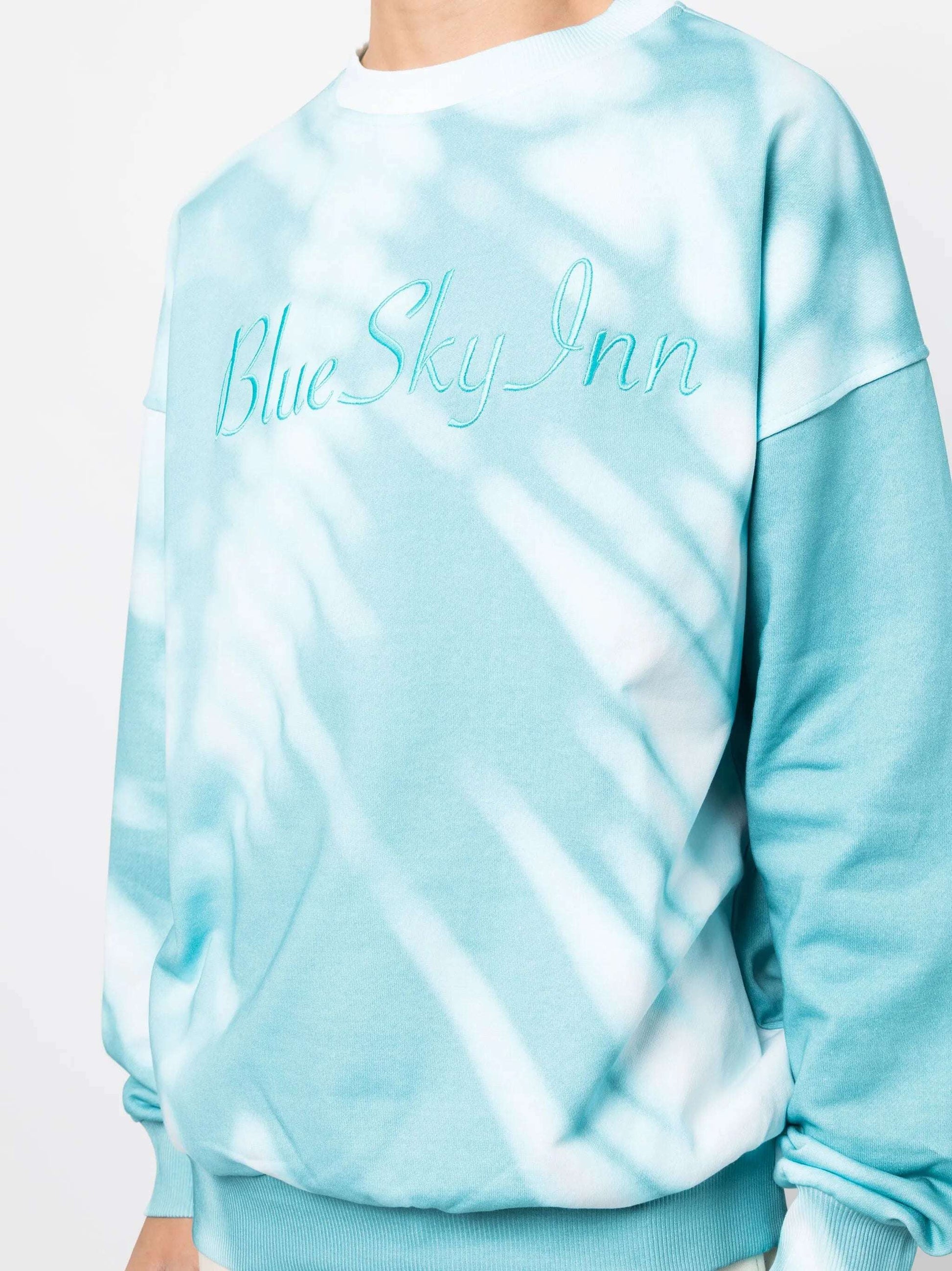 Shadow Printed Crewneck Sweatshirt