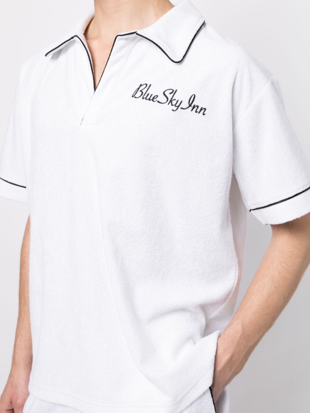 Polo Terry Waiter - Blanco