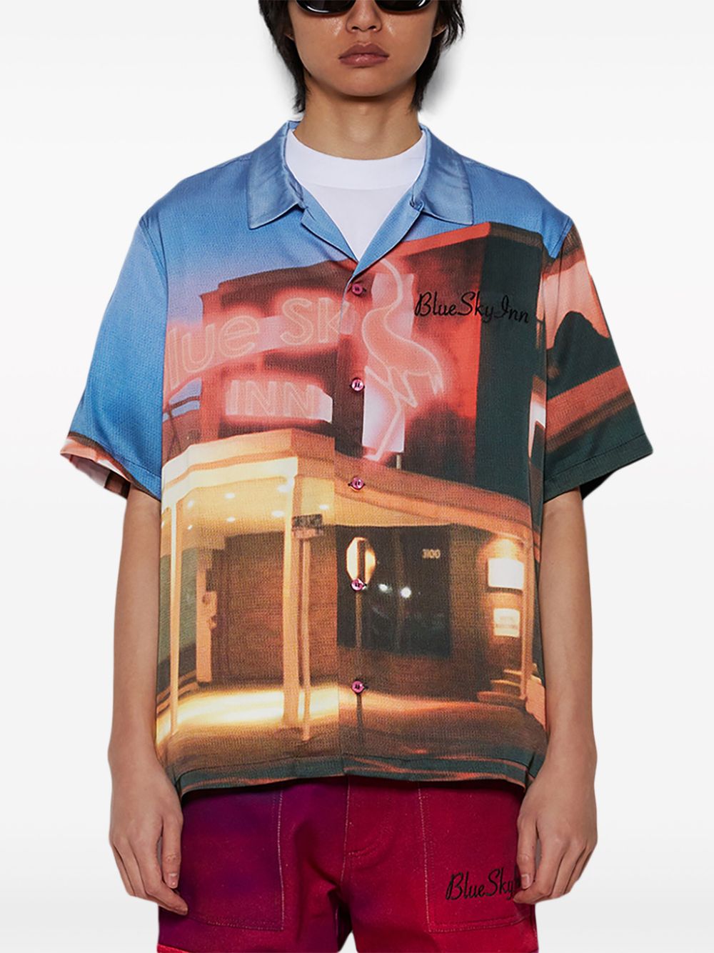 Camisa de Flamingo Inn