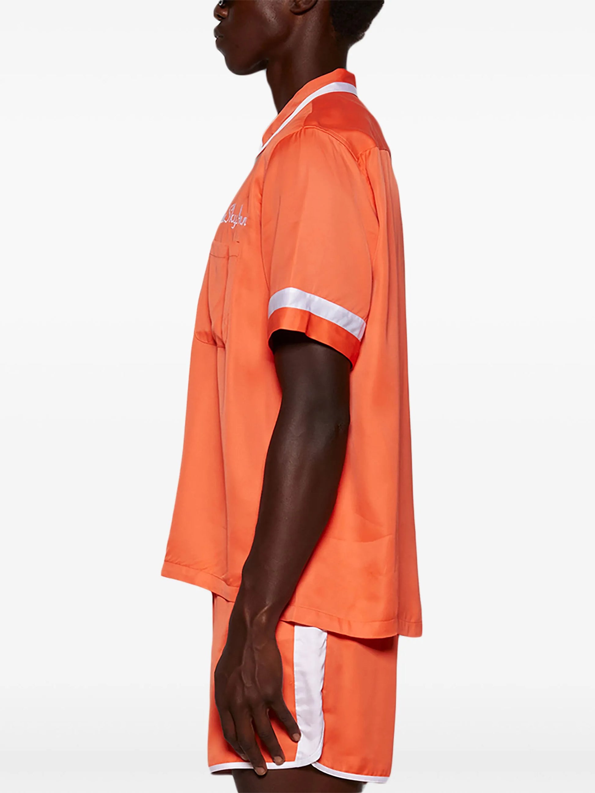 Camisa de camarero naranja