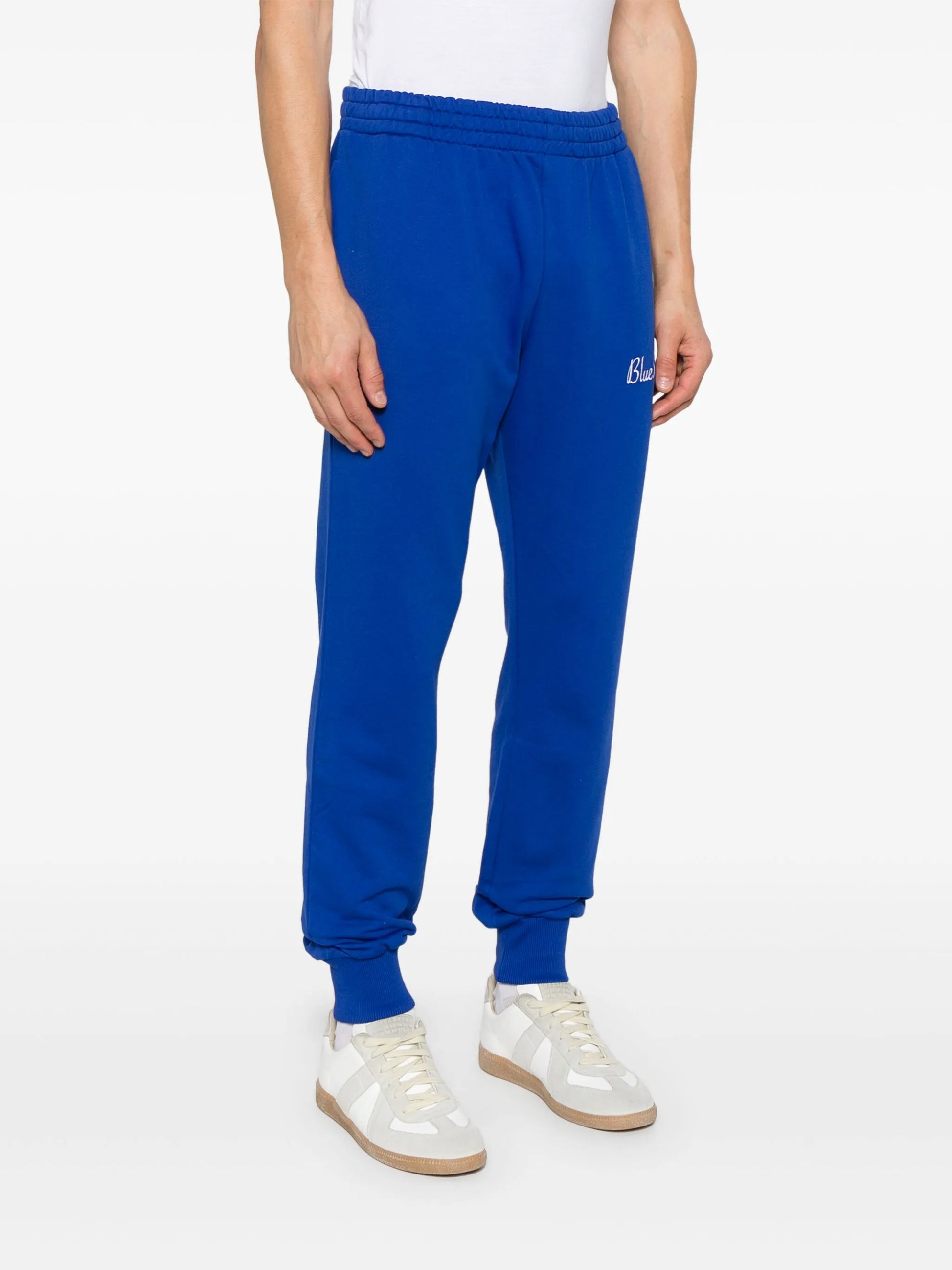 Pantalones deportivos con logotipo azul real