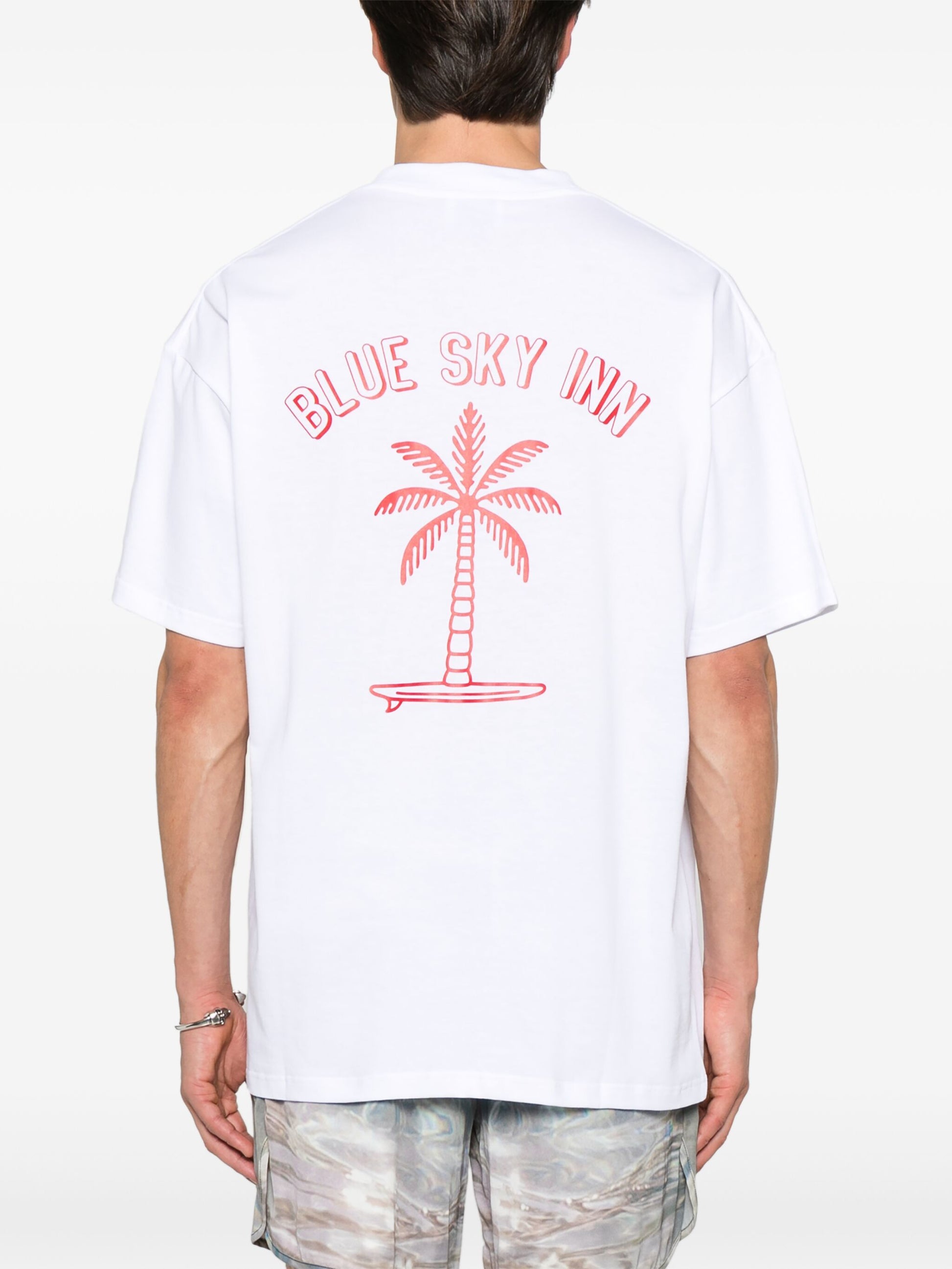 White Surf Palm Tee