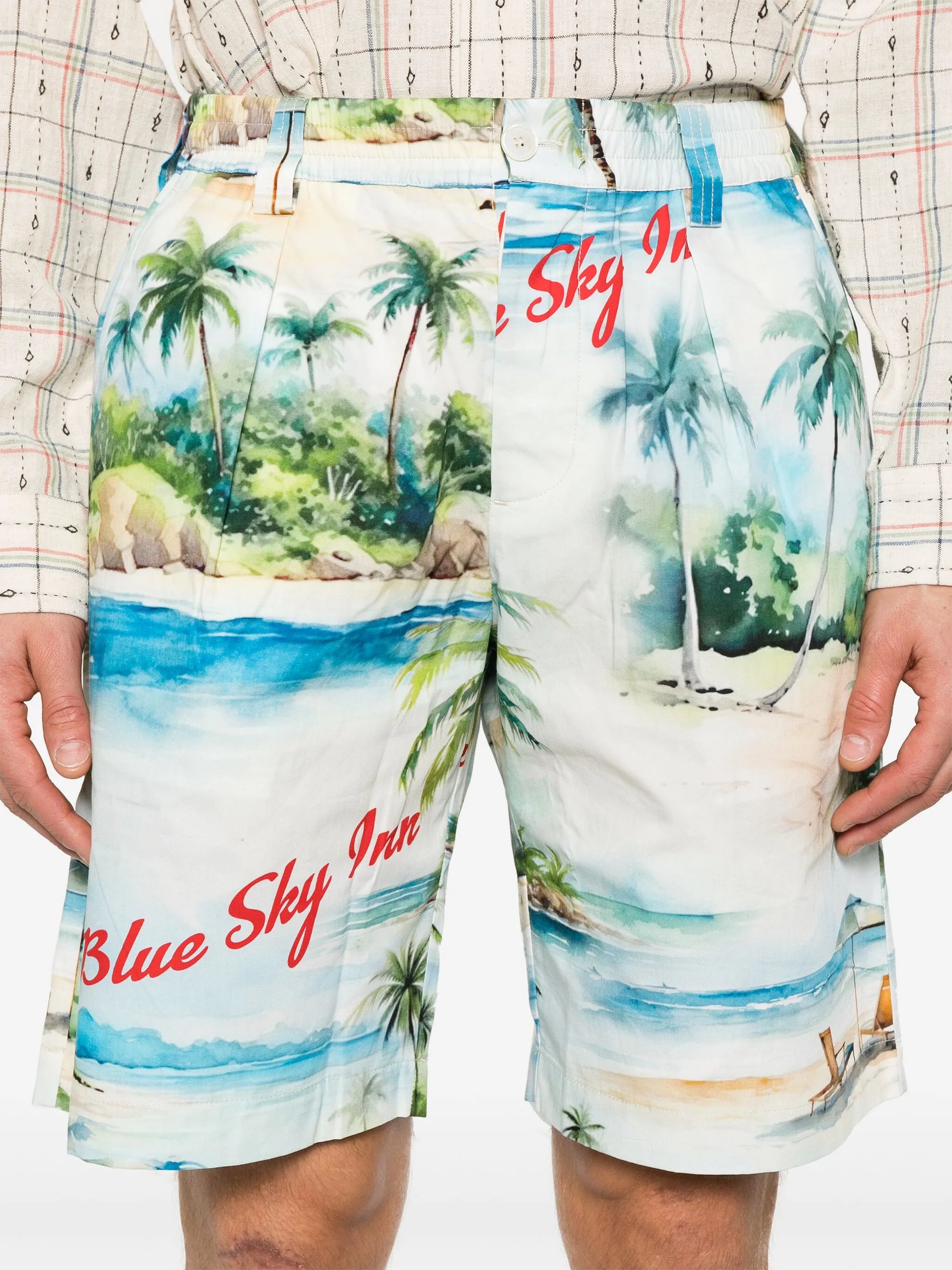 Pantalones cortos de popelina Island