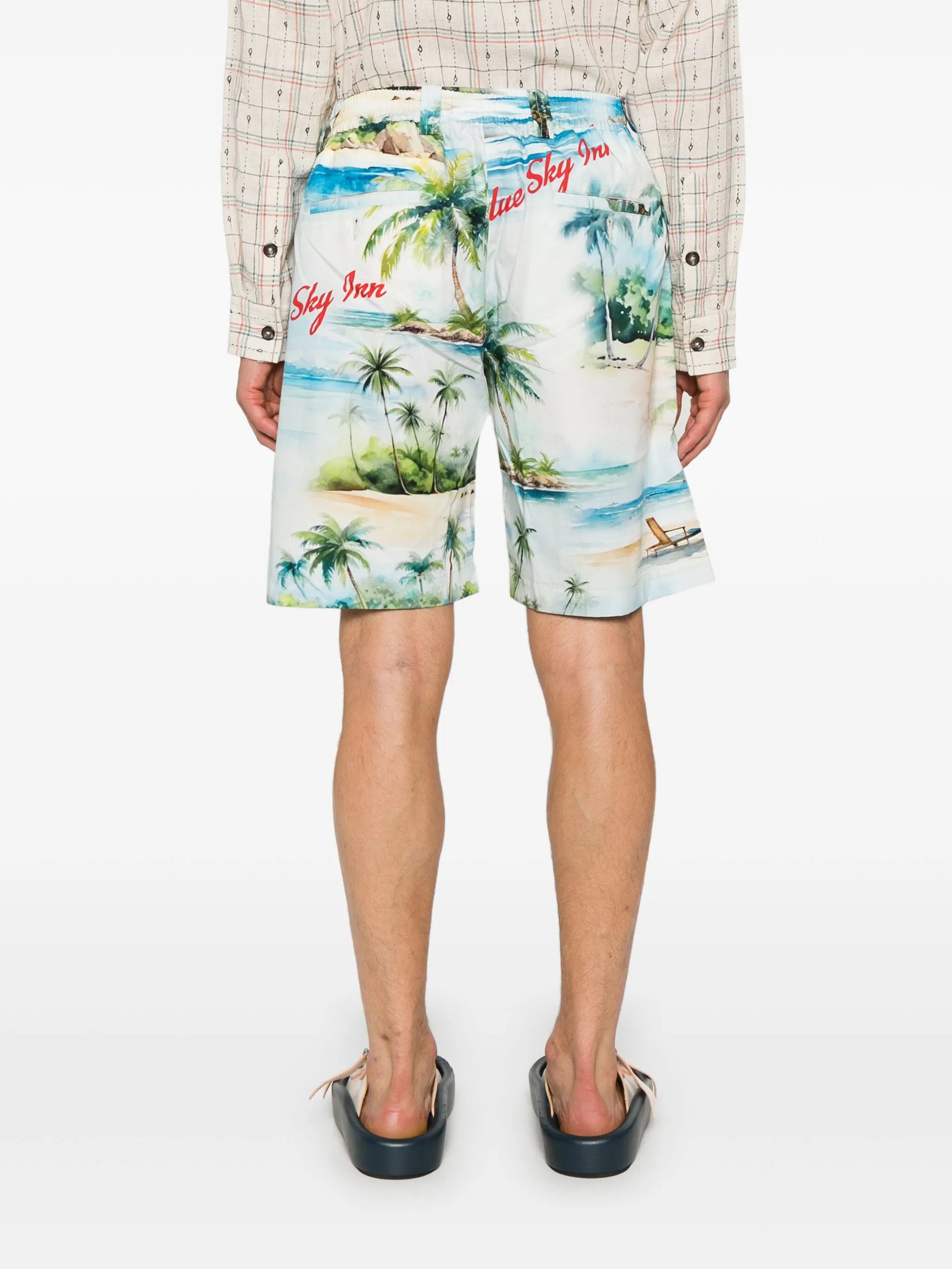 Pantalones cortos de popelina Island