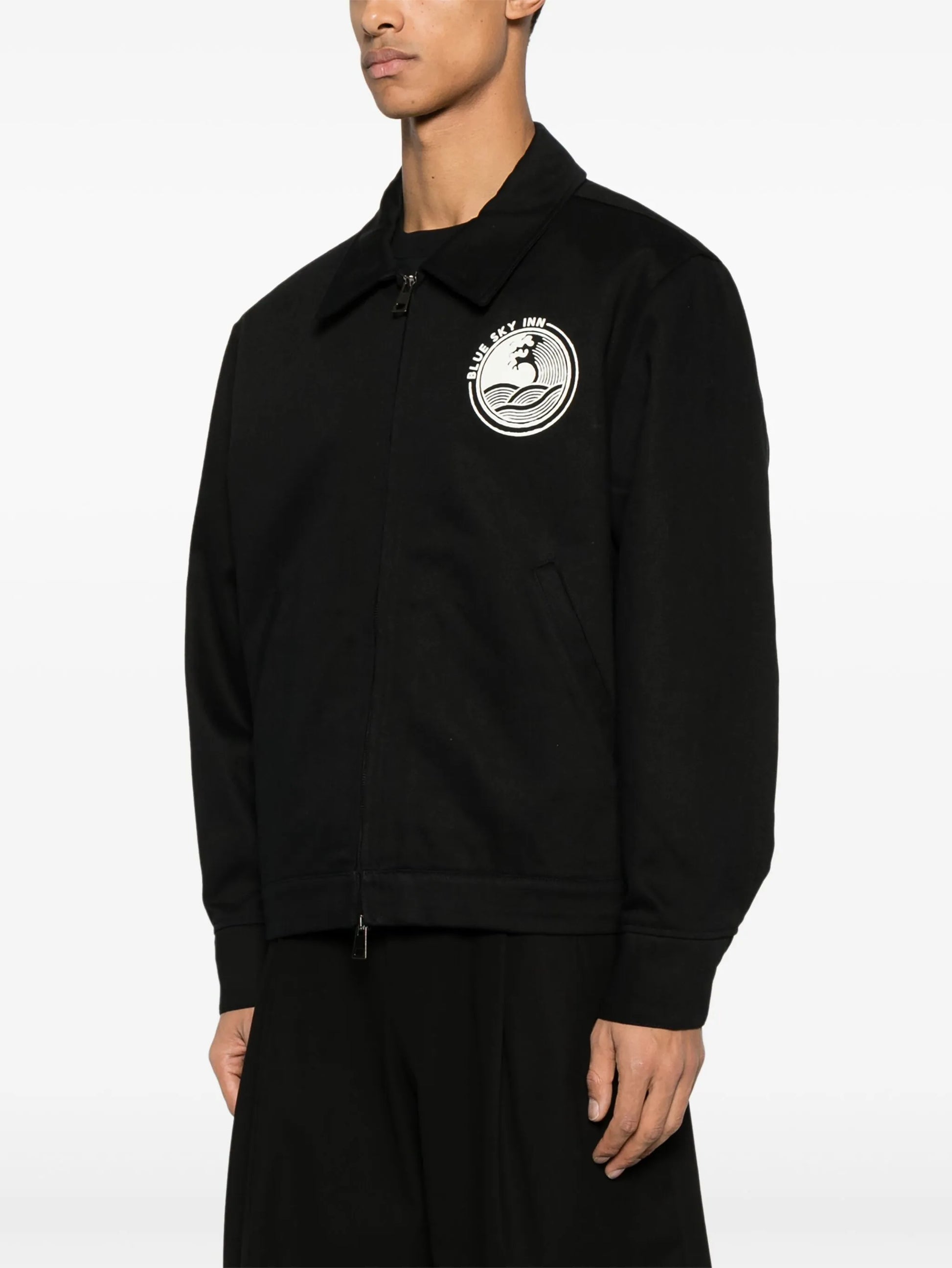 Chaqueta vaquera con logotipo