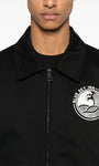 Wave Logo Denim Work Jacket