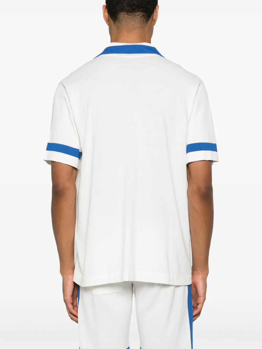 Paneled Knit Waiter Shirt