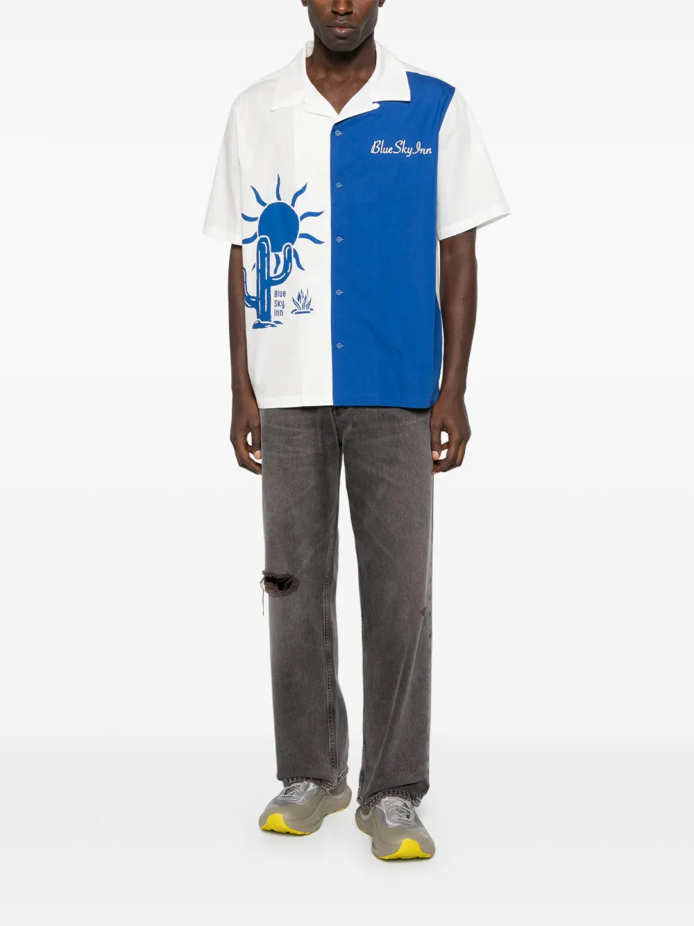 Cactus Panelled Shirt