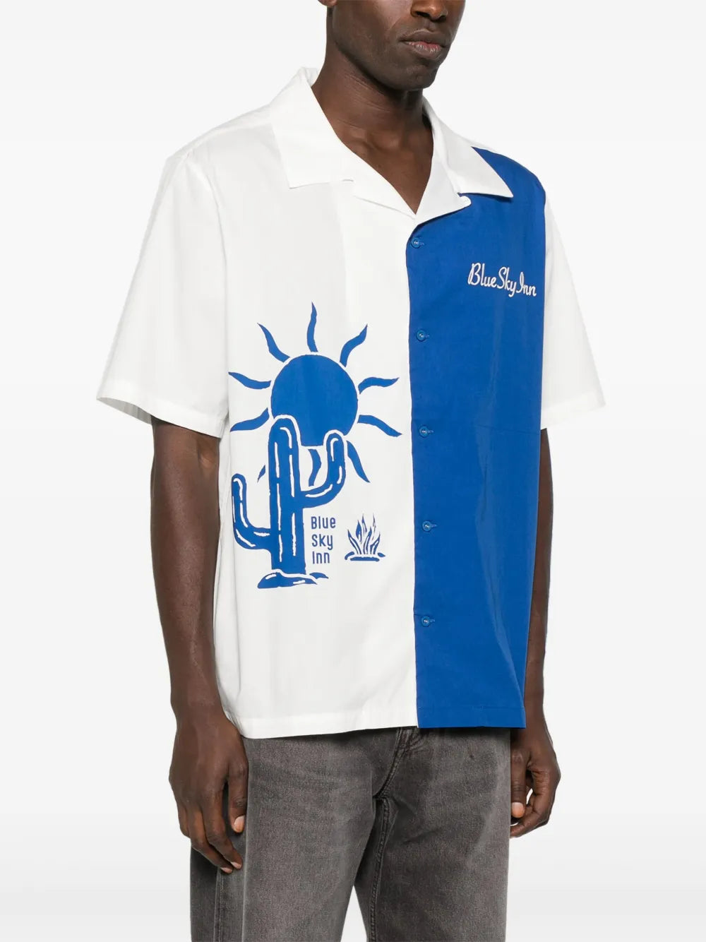 Cactus Panelled Shirt