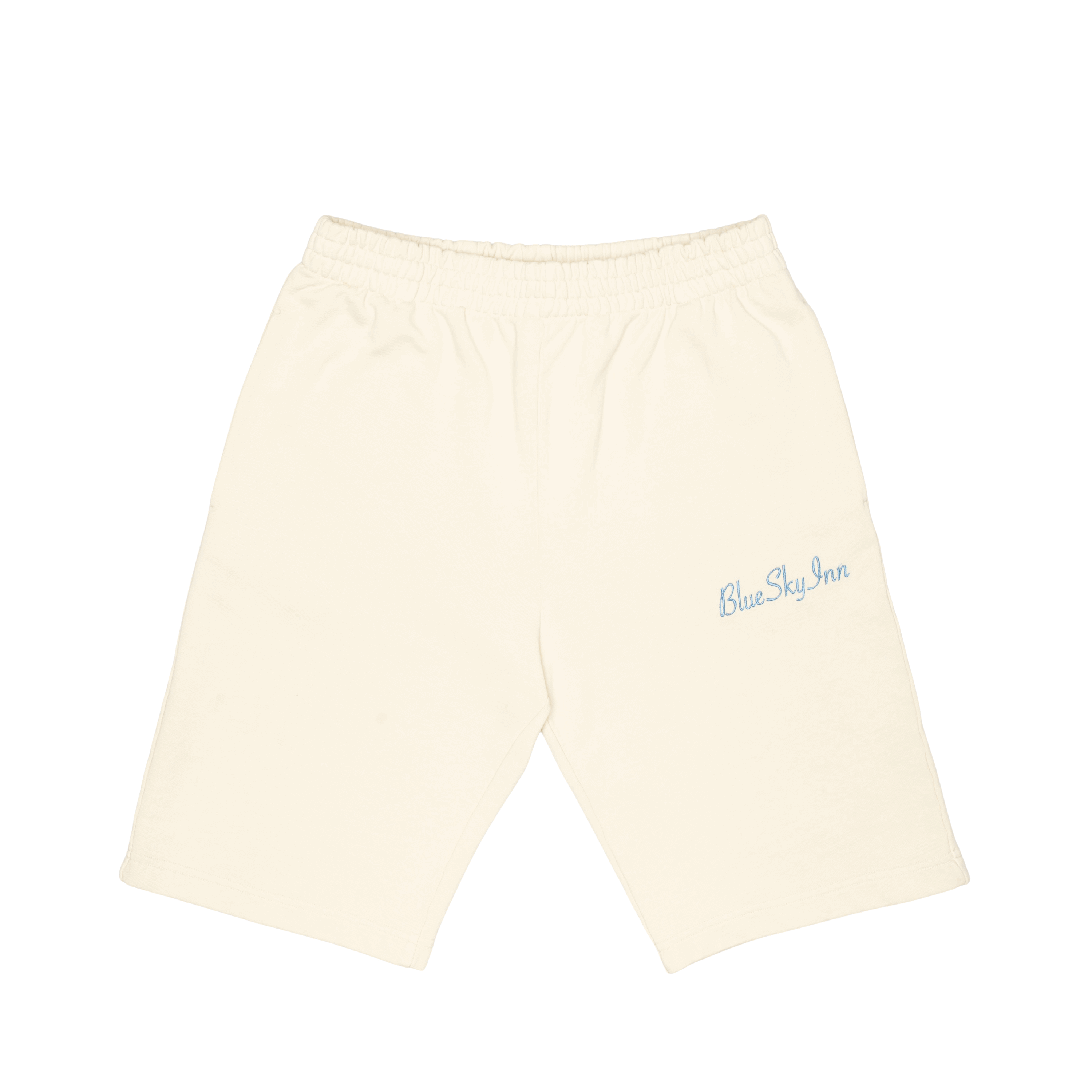 Cream Logo Shorts