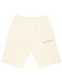 Cream Logo Shorts