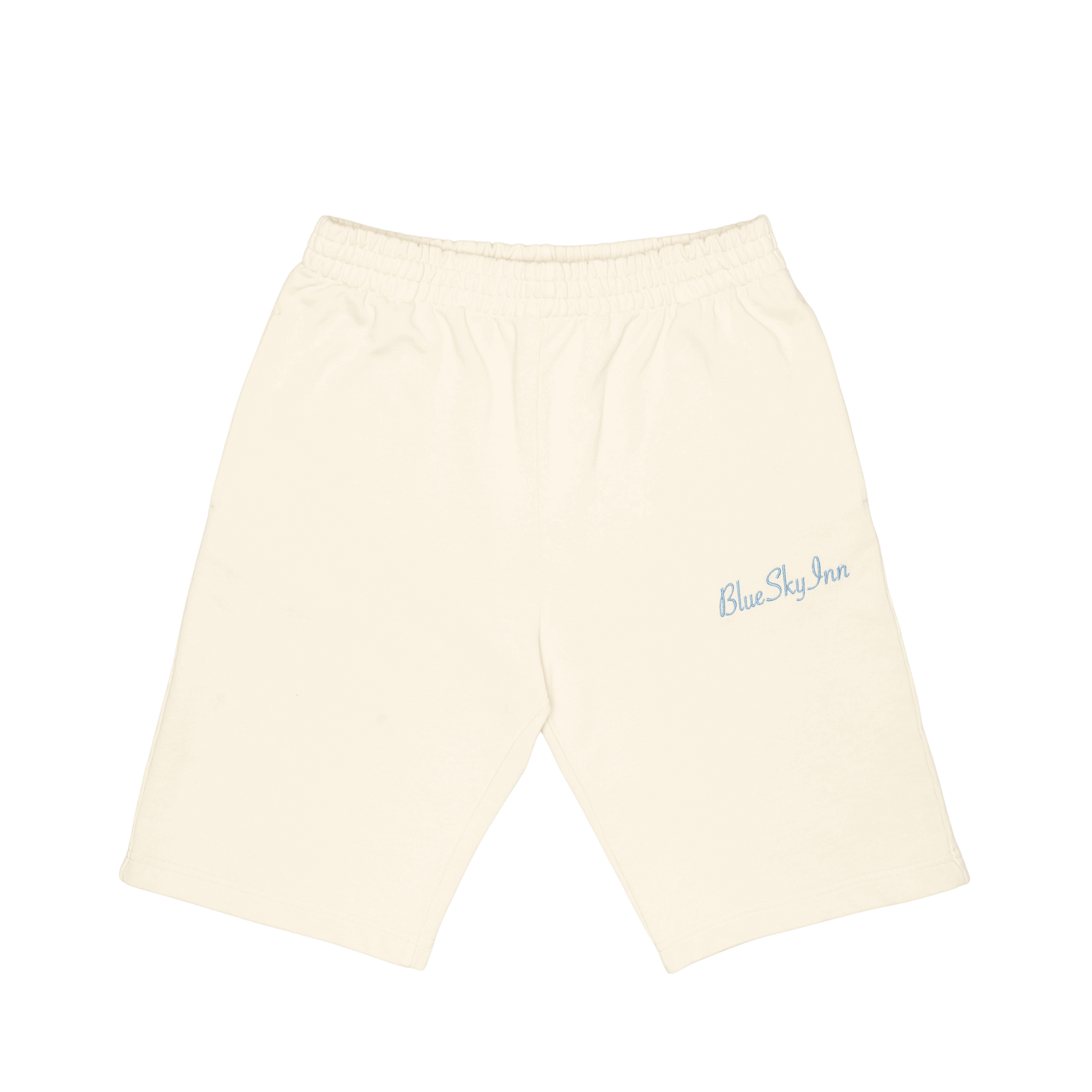 Cream Logo Shorts