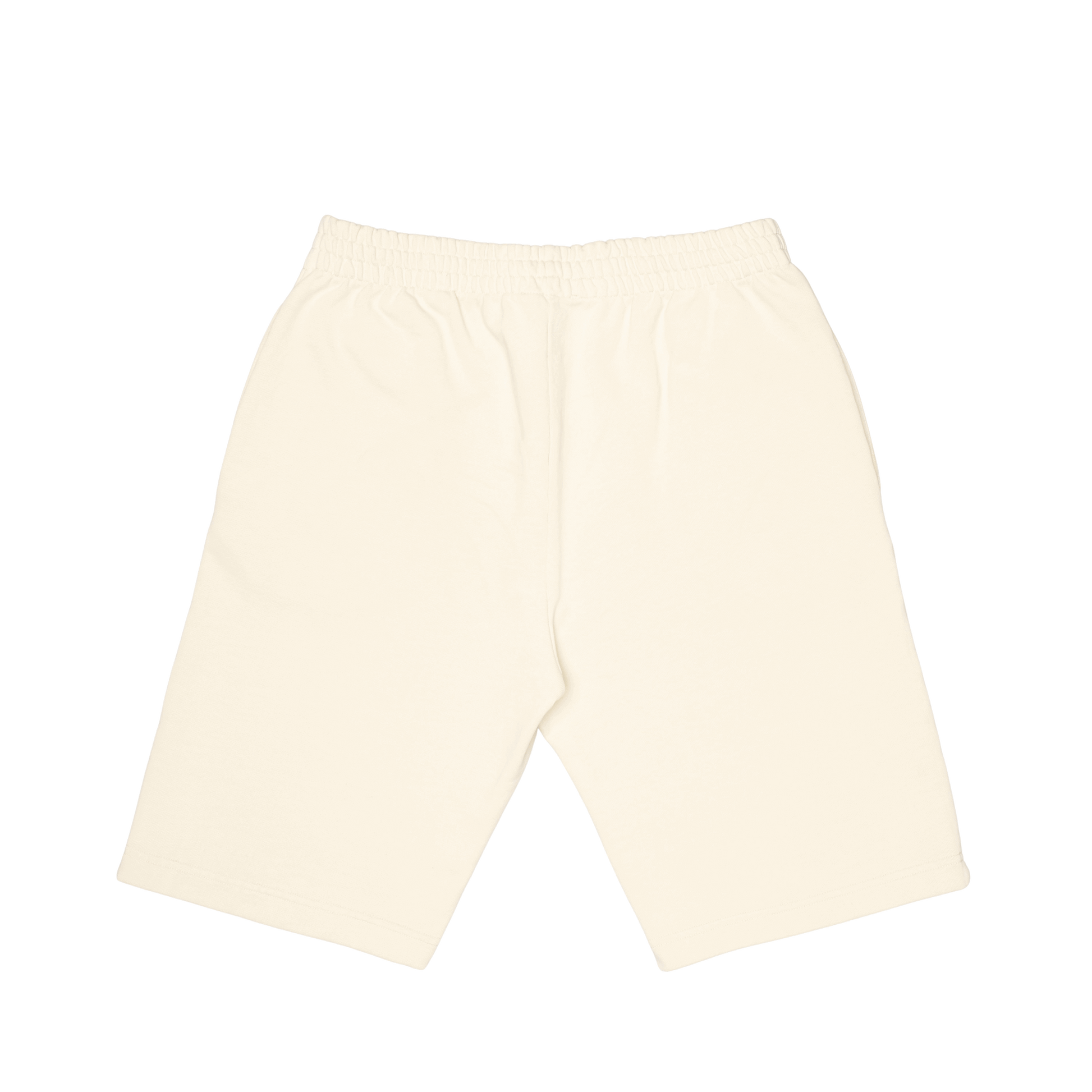 Cream Logo Shorts