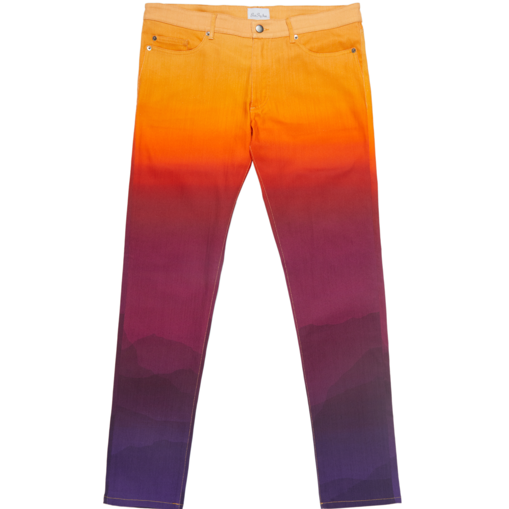 Denim al atardecer