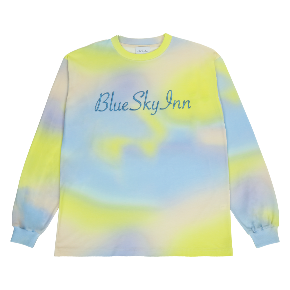 Camiseta de manga larga con efecto tie-dye