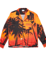 Orange Sunset Palms - Long Sleeve Shirt