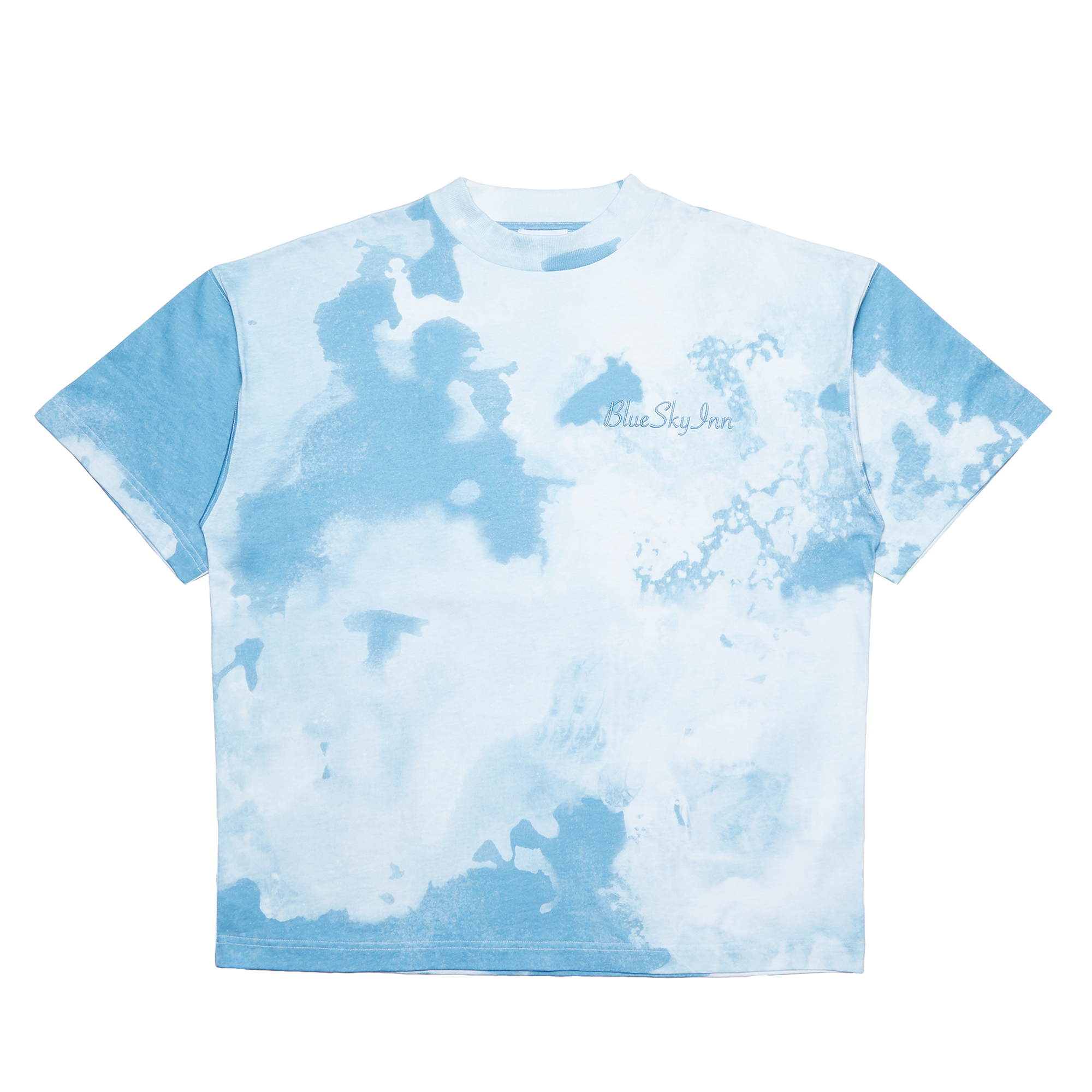 Camiseta con logo y efecto tie dye de Clouds