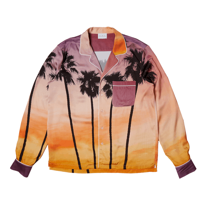 Sunset Palms - Long Sleeve Shirt