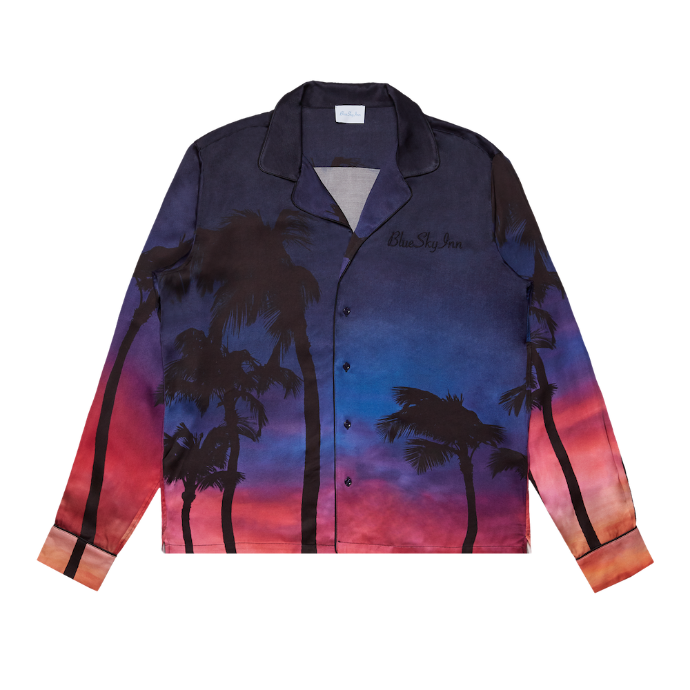 Sunset Palms - Camisa de manga larga