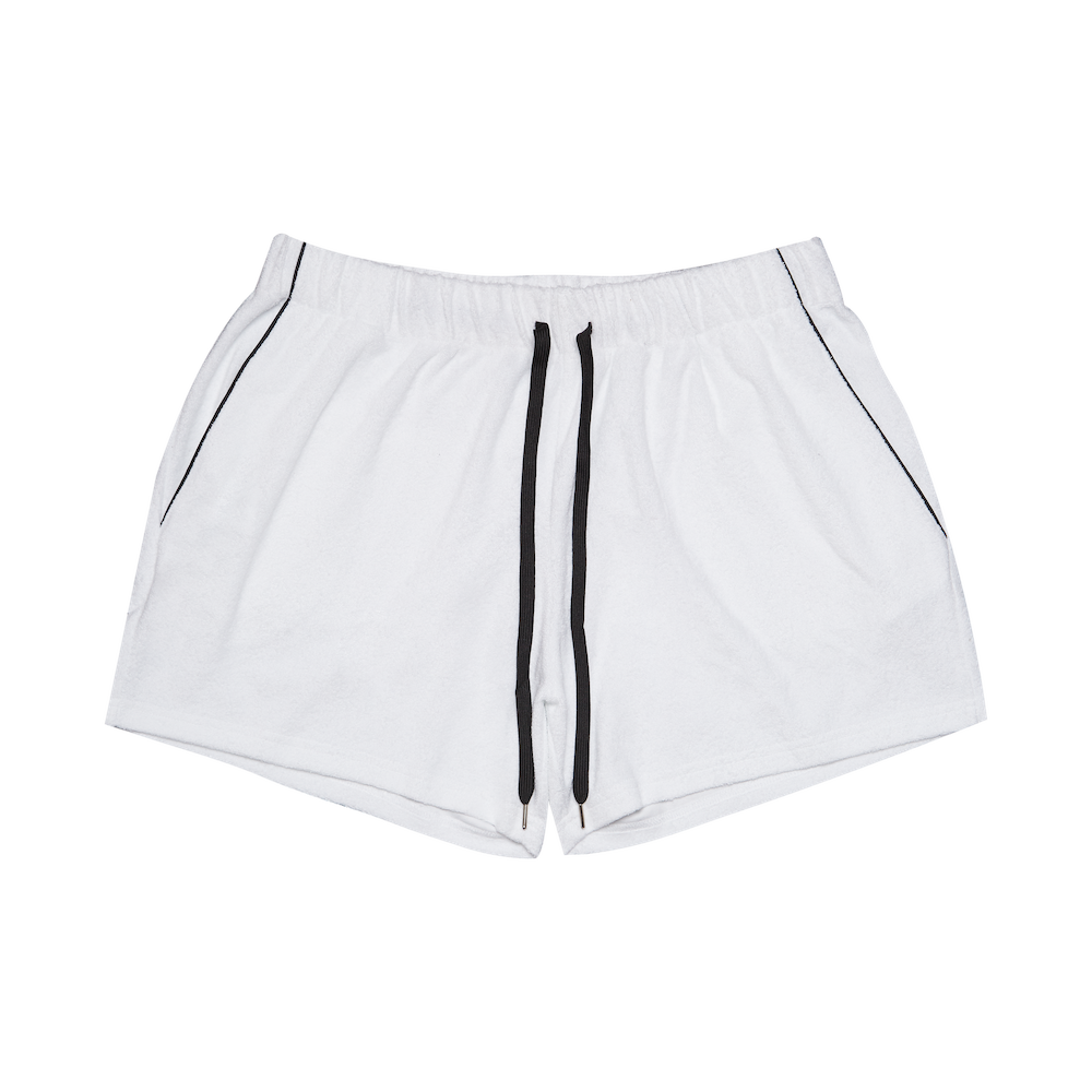 Pantalones cortos Terry Waiter - Blanco
