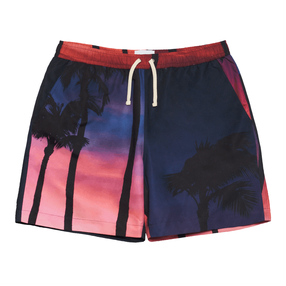 Sunset Palms - Swim Trunks