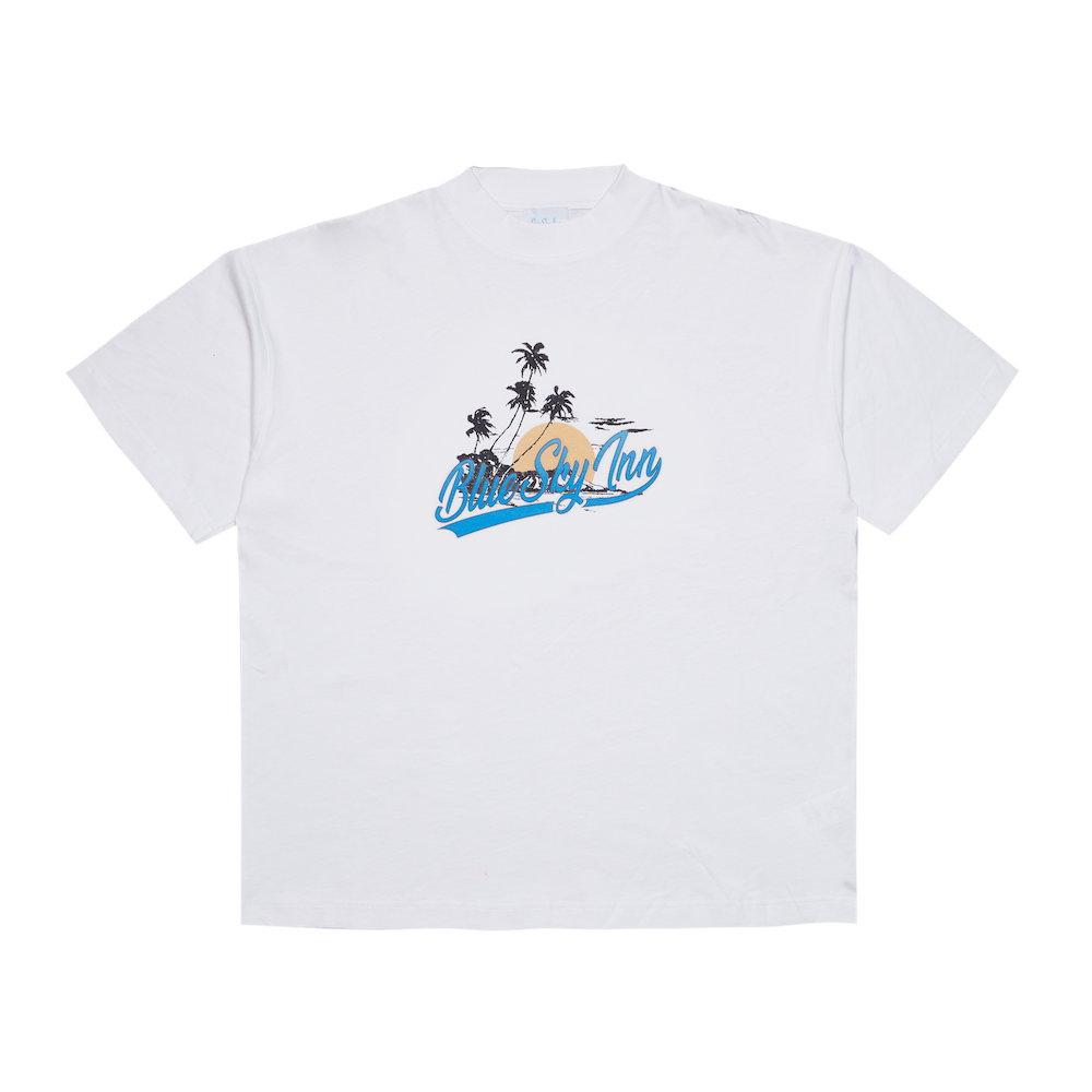 Island Logo Tee - White