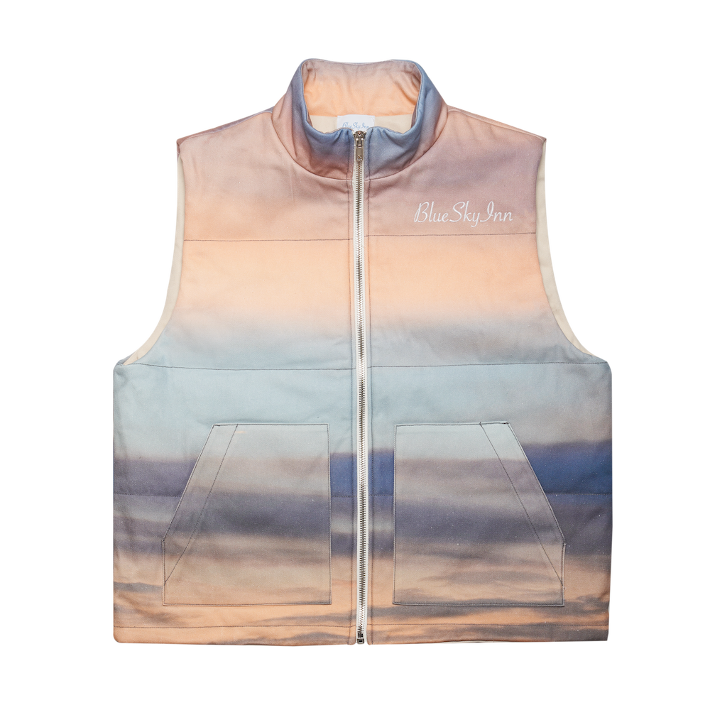 Sunrise Clouds Puffer Vest