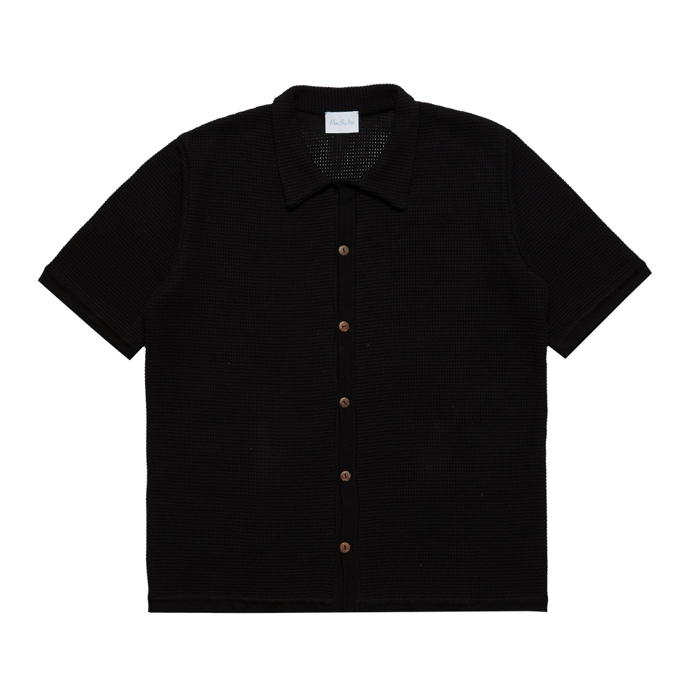 WAFFLE KNIT SHIRT