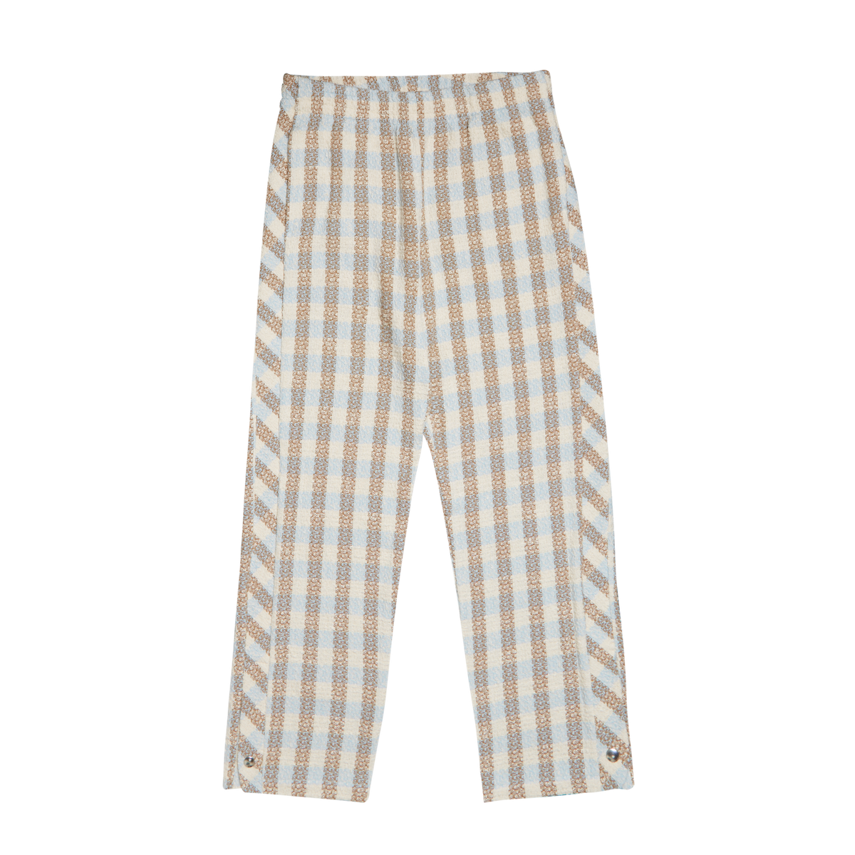 BOUCLE' CHECK PANTS