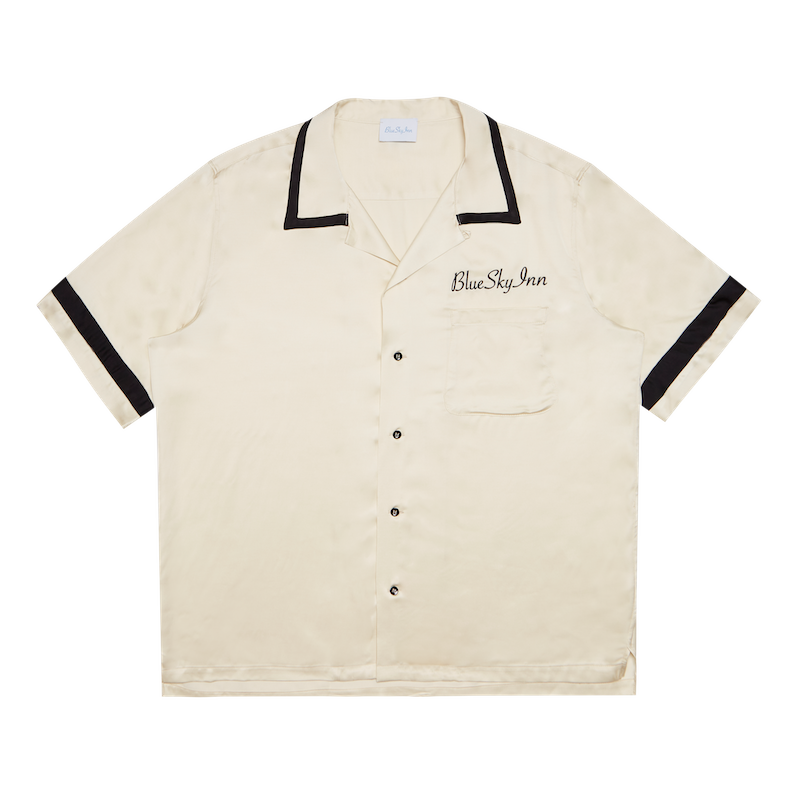 Camisa de camarero color crema