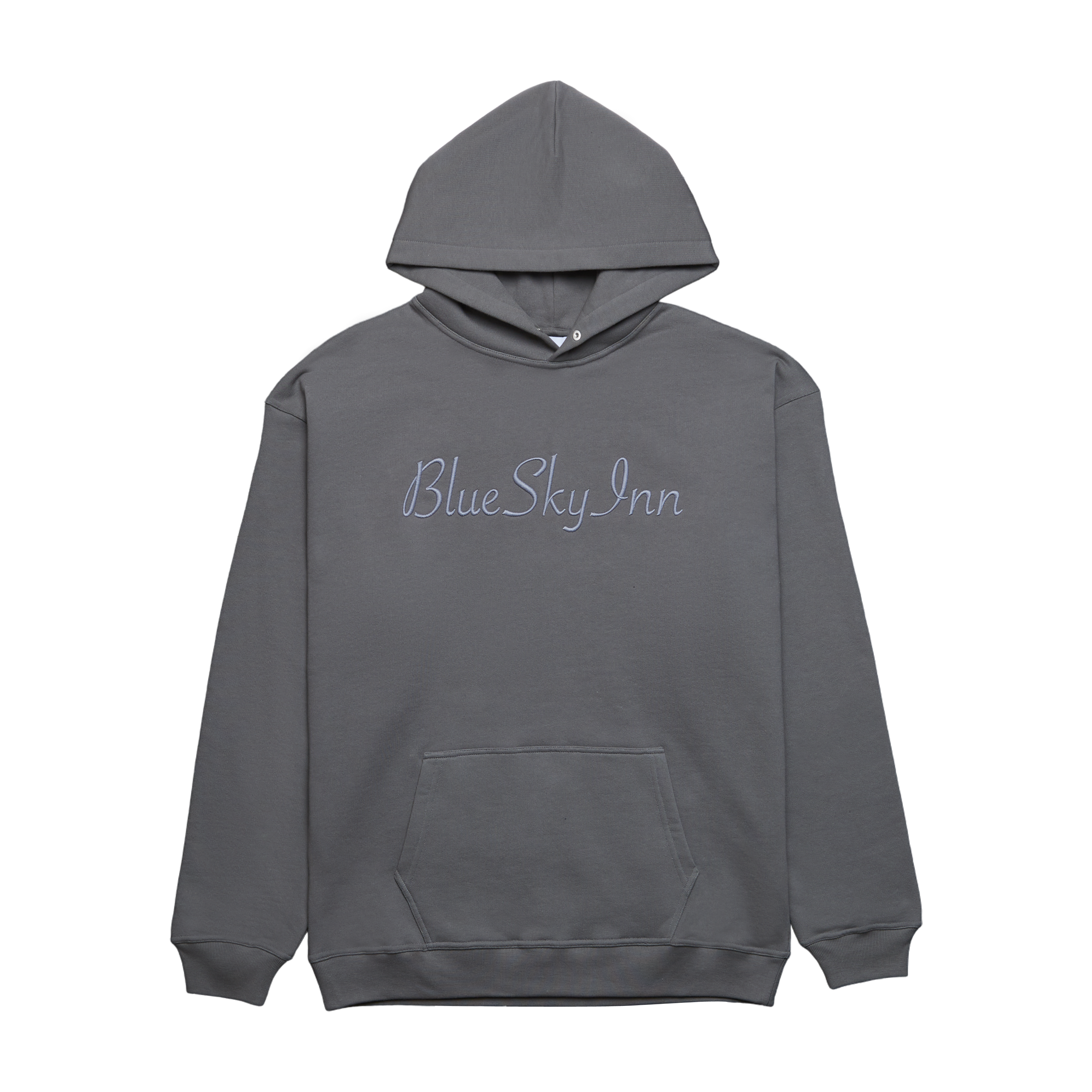 Sudadera con capucha y logotipo gris