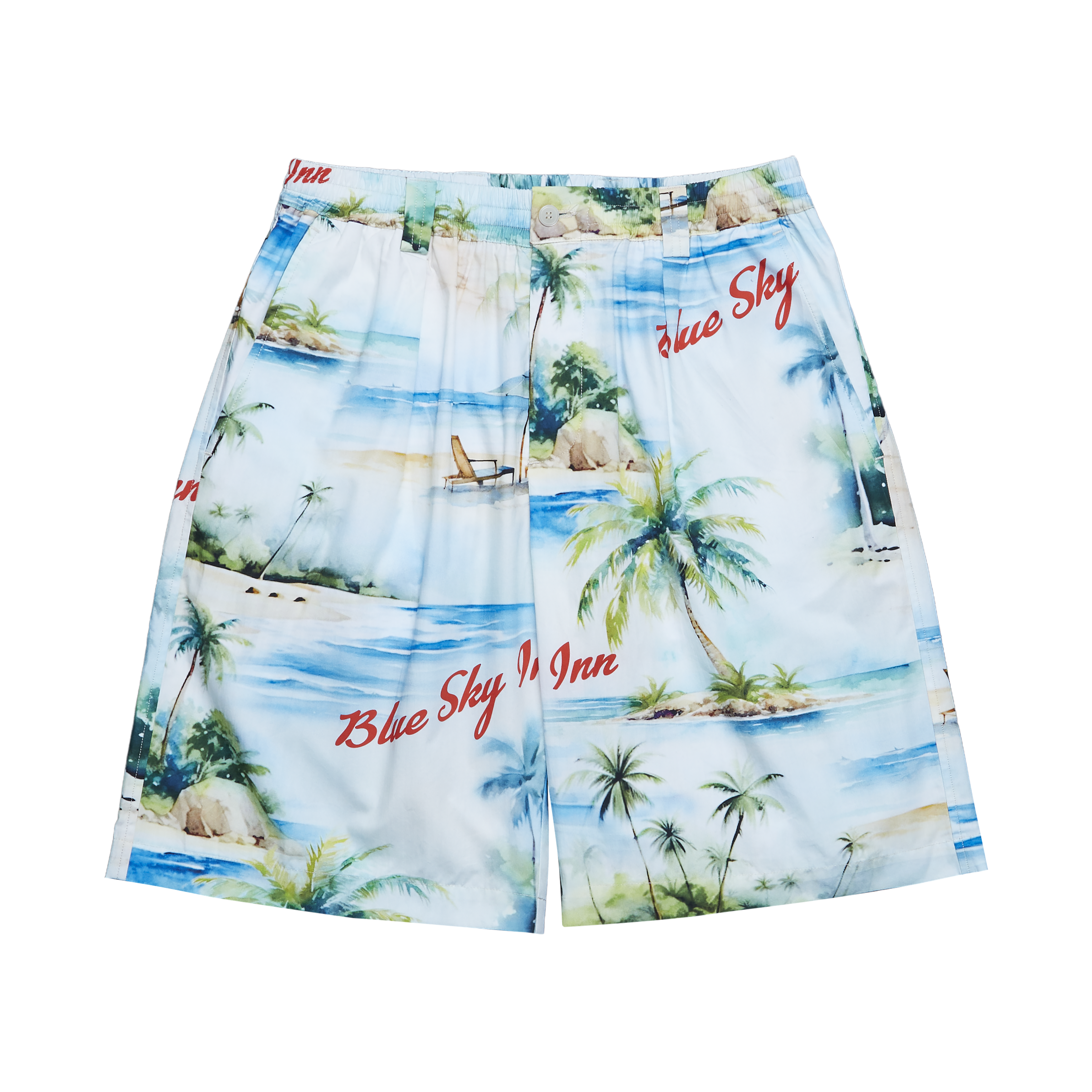 Pantalones cortos de popelina Island