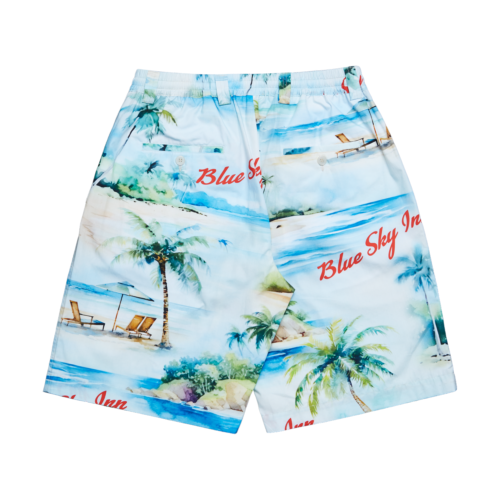 Pantalones cortos de popelina Island